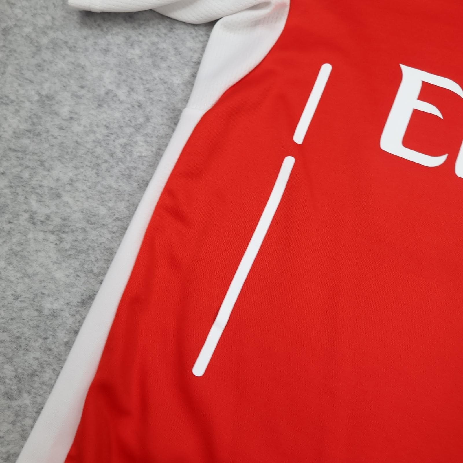 Arsenal Shirt Mens Large Red Home EPL 2014 2015 Puma Fly Emirates Jersey photo 6