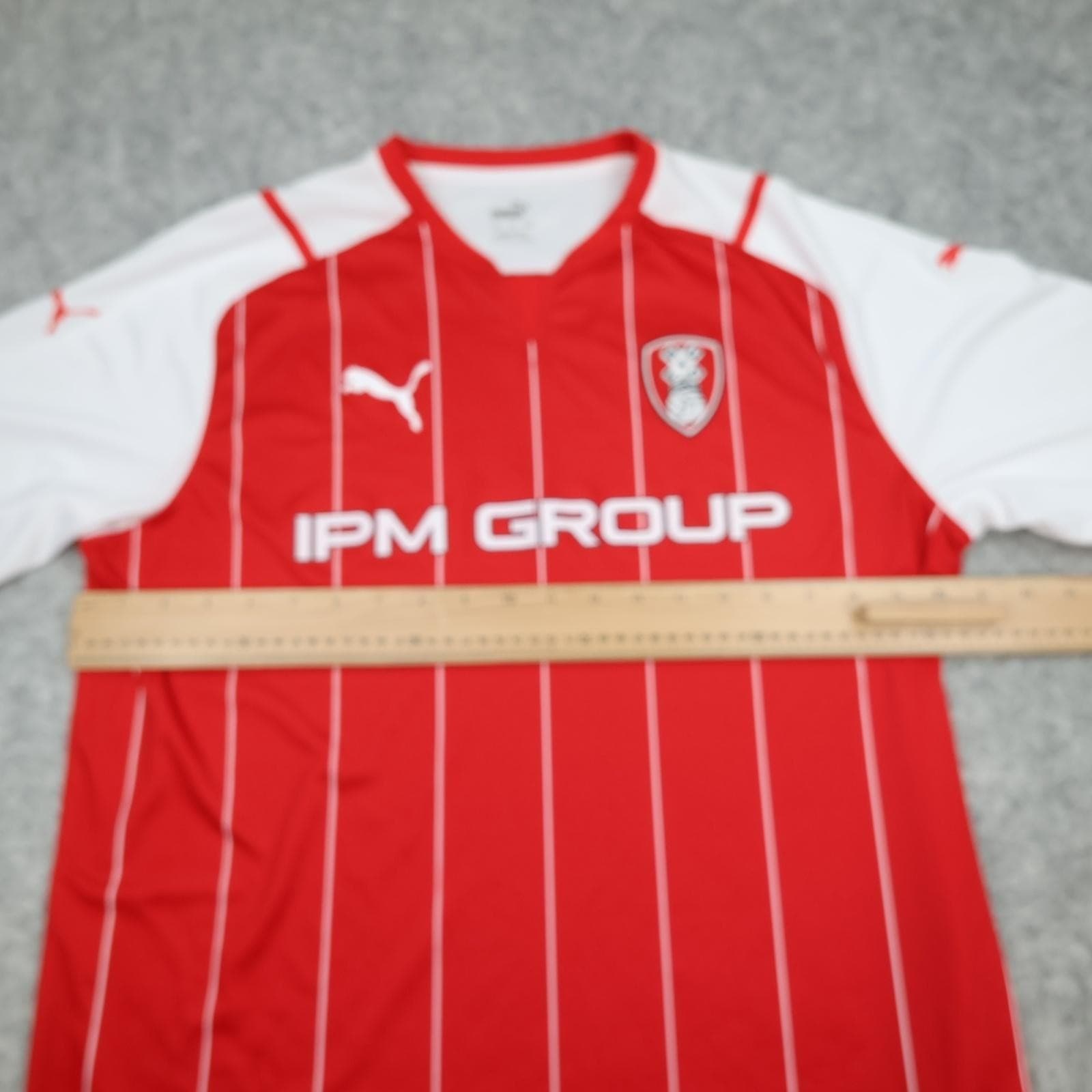 Rotherham United Shirt Mens XL Red Home 2021 2022 EFL Football Puma IPM Group photo 9