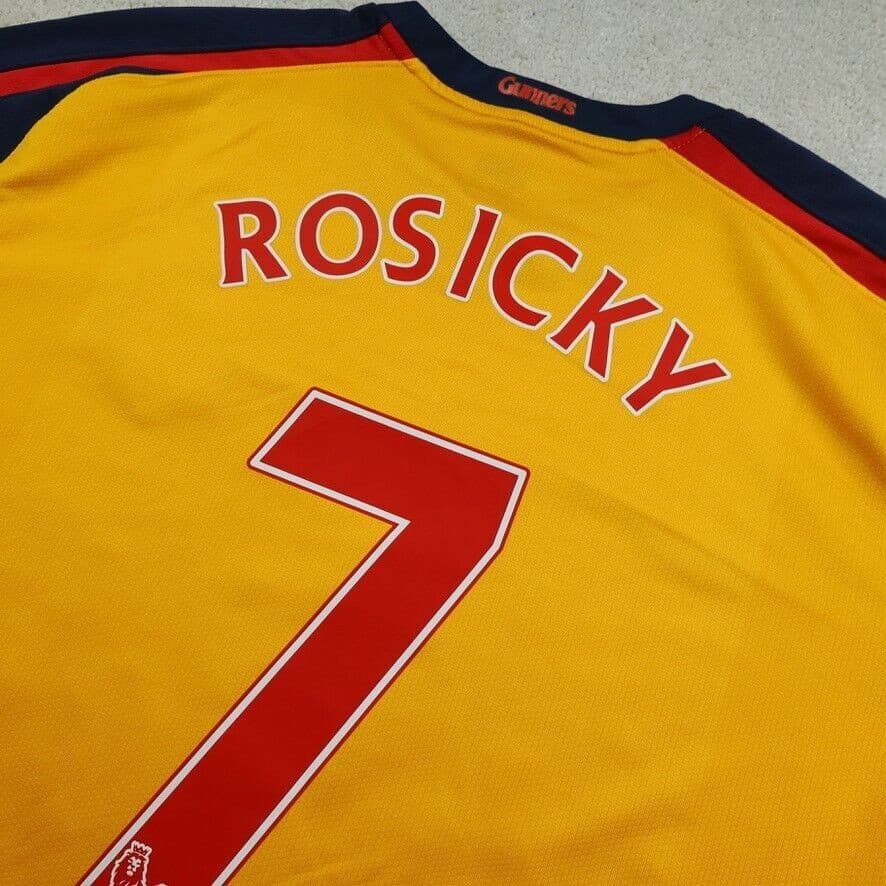 Arsenal Shirt Extra Large Yellow Away Kit 2008 2009 Nike Jersey Tomas Rosicky 7 photo 8