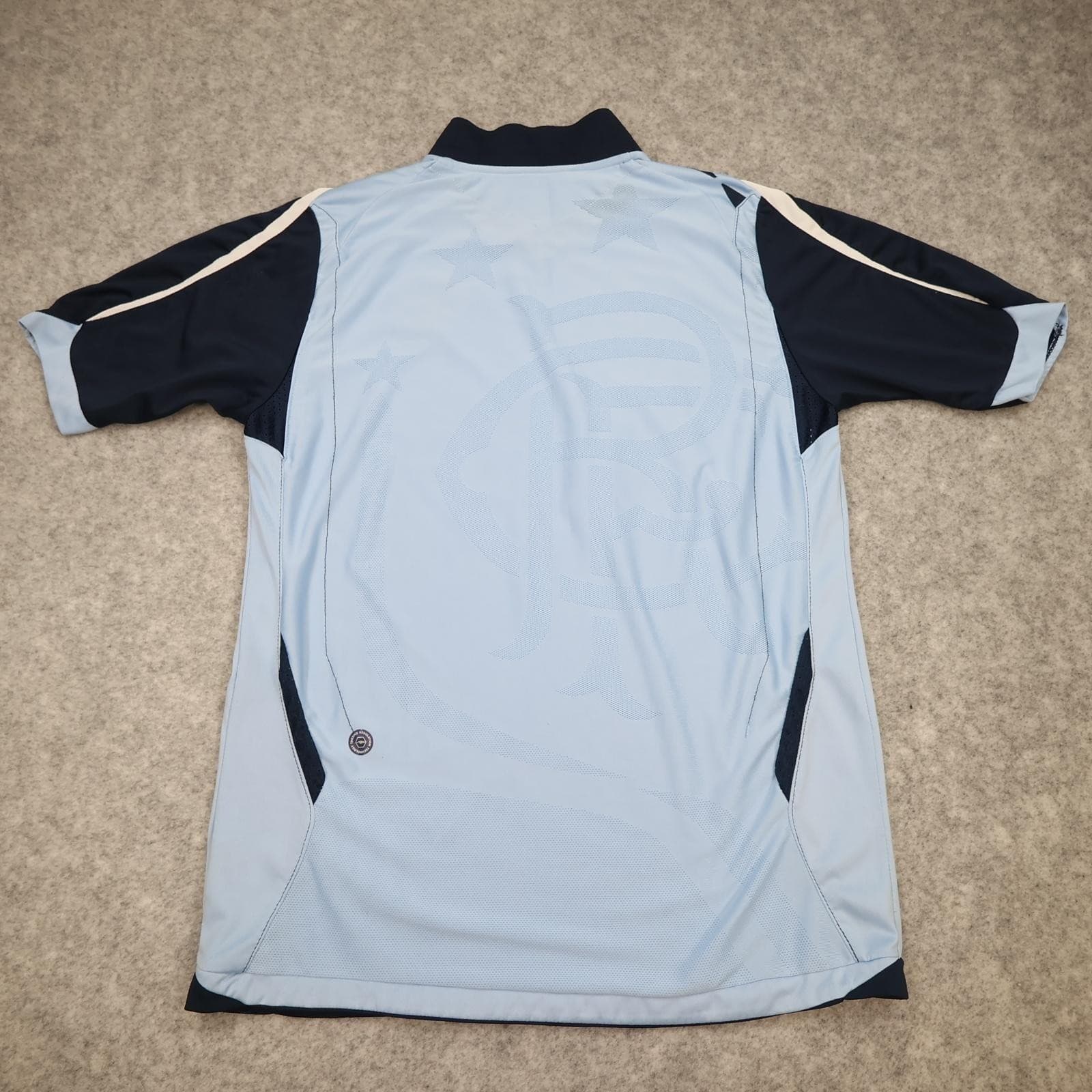 Rangers Shirt Mens Medium Light Blue Third 2006 2007 Umbro Carling Jersey photo 2