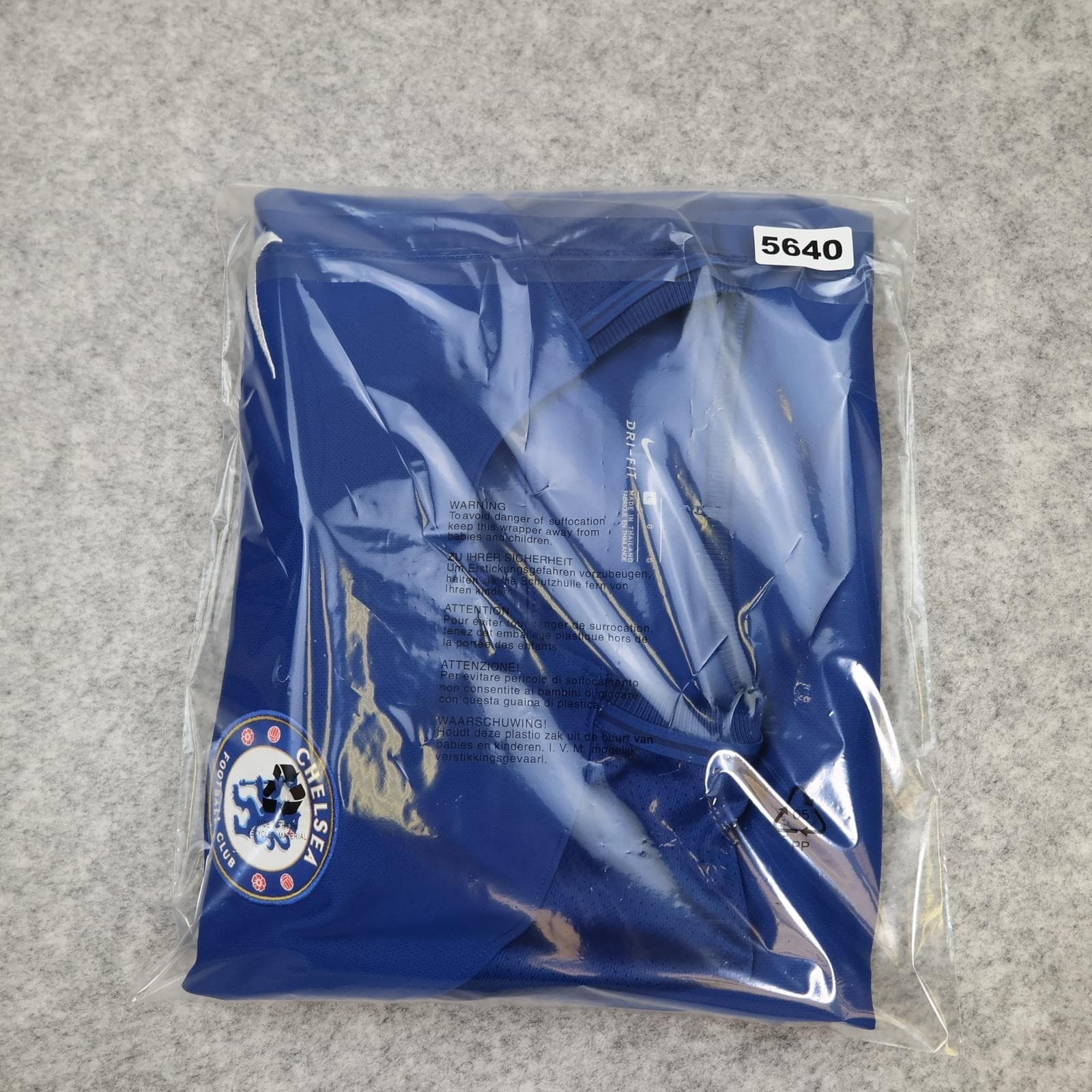 Chelsea Shirt Mens Large Blue Home 2017 2018 Football Nike David Luiz 30 Jersey photo 17