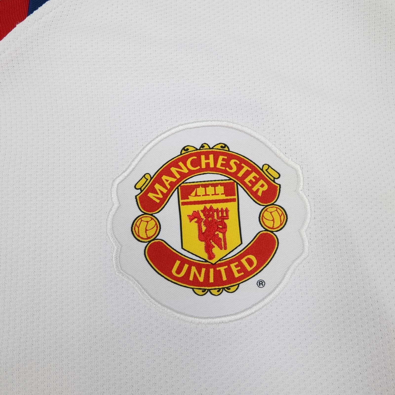 Manchester United Shirt Mens 2XL White Away 2008 2009 Nike AIG Ronaldo 7 Jersey photo 6