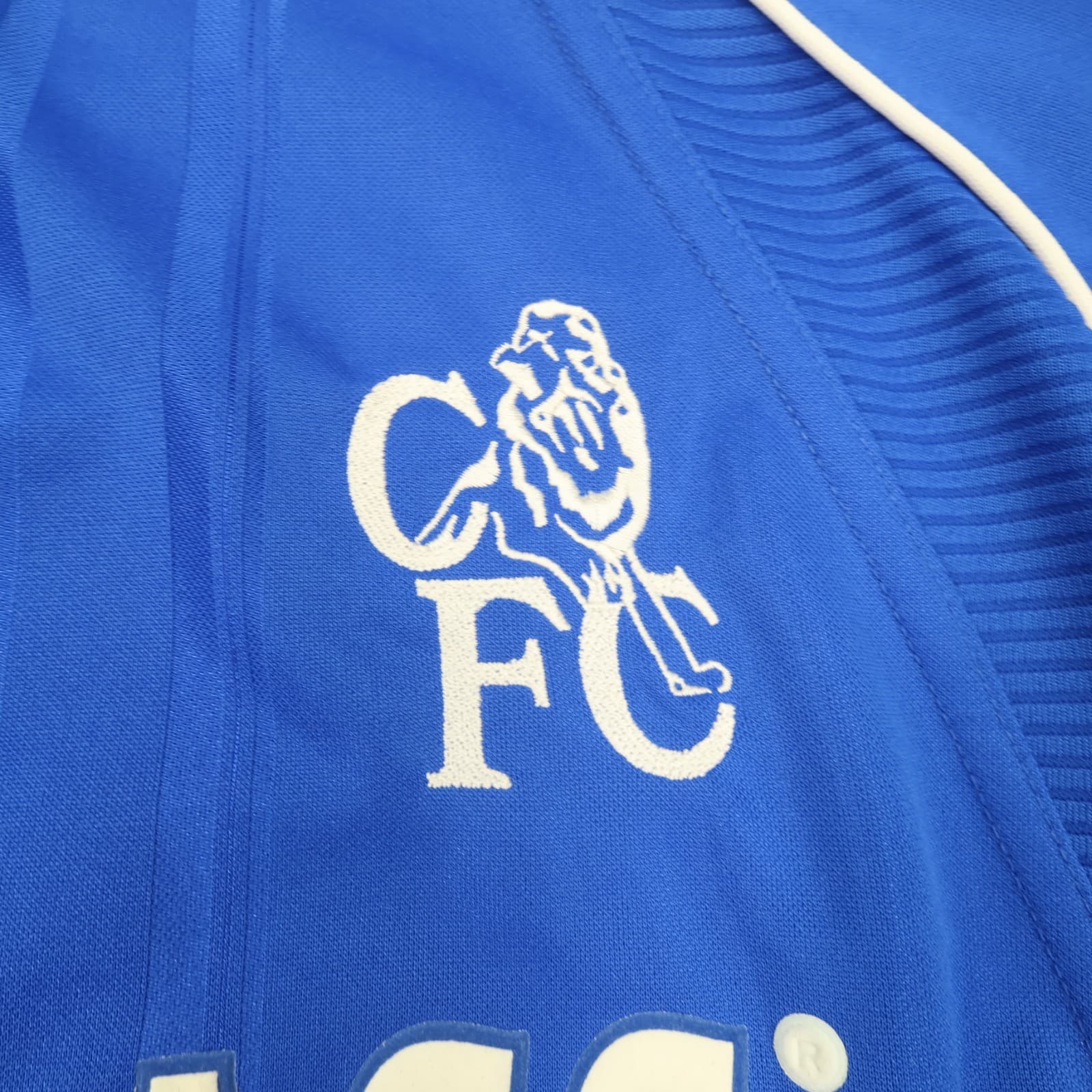 Vintage Chelsea Shirt Large Blue Home Kit 1998 2001 Umbro Soccer Jersey photo 4