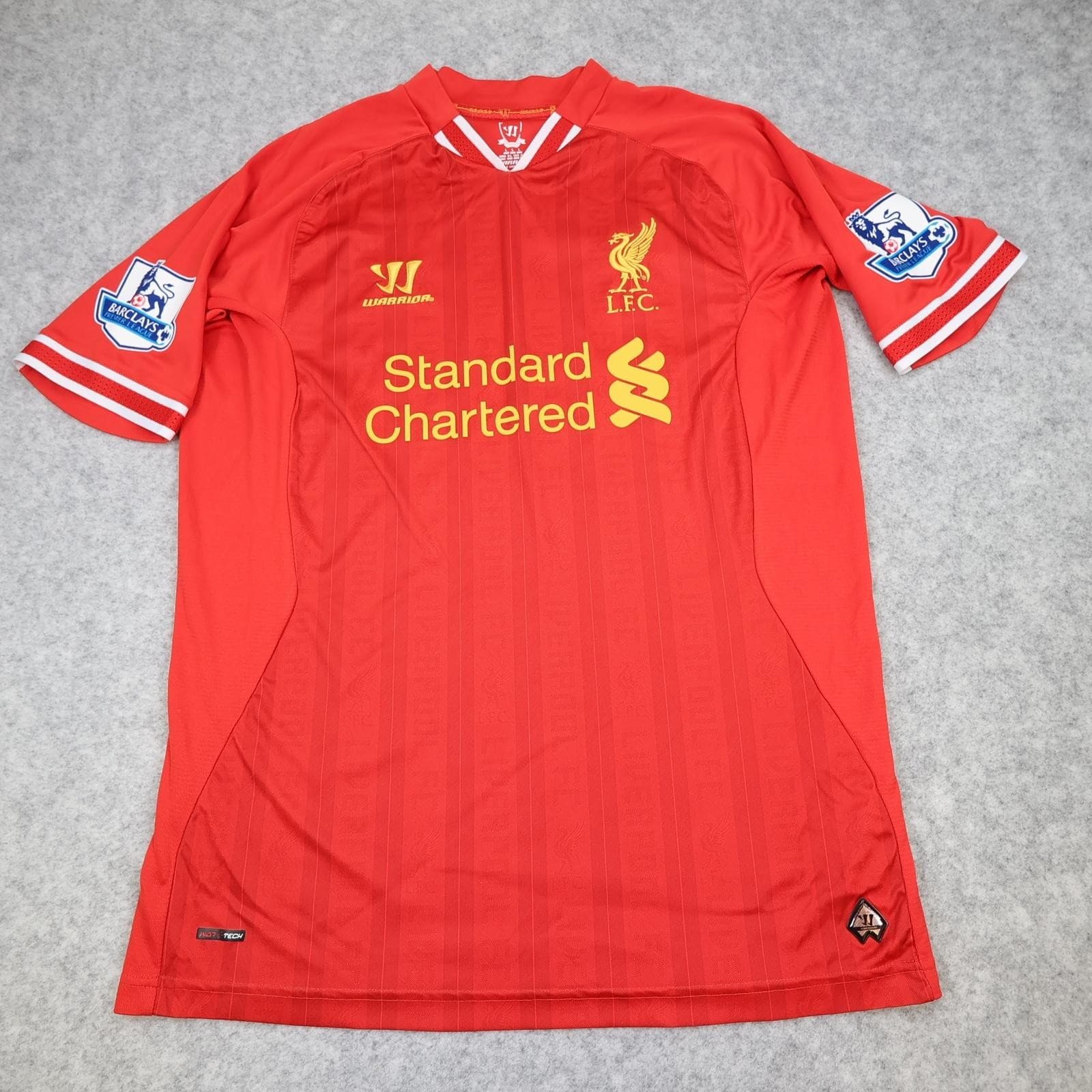 Liverpool Shirt Mens Large Red Home 2013 2014 Football Soccer Warrior Skrtel 37 photo 2