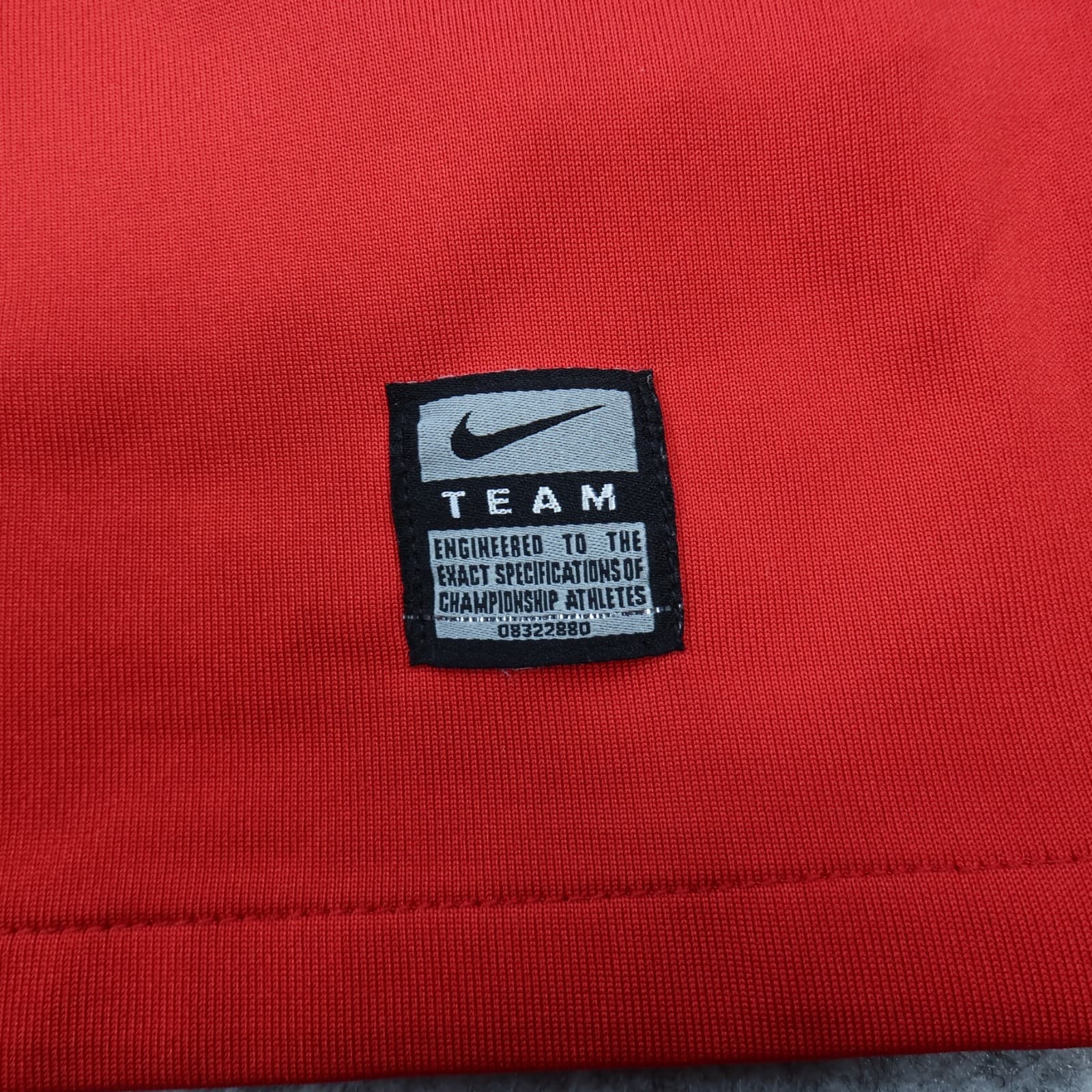 Manchester United Shirt Medium Red Home Kit 2009 2010 Nike Soccer Jersey photo 5
