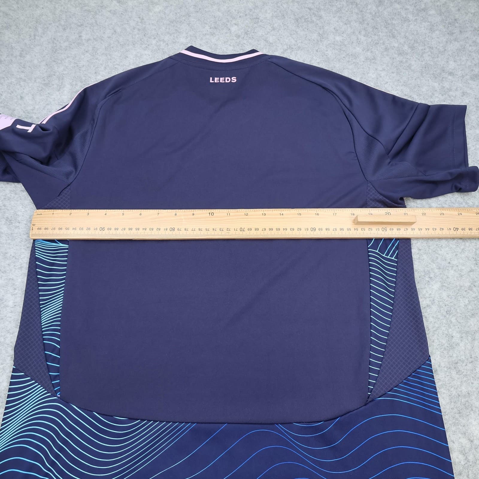Leeds United Shirt Mens Large Blue 2024 2025 Third Football Adidas Soccer Jersey photo 10