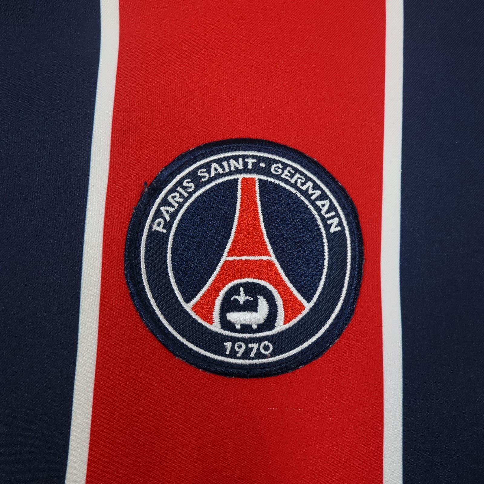 Vintage PSG Football Shirt Extra Large Blue Home Kit 2003 2004 Soccer Jersey XL photo 3