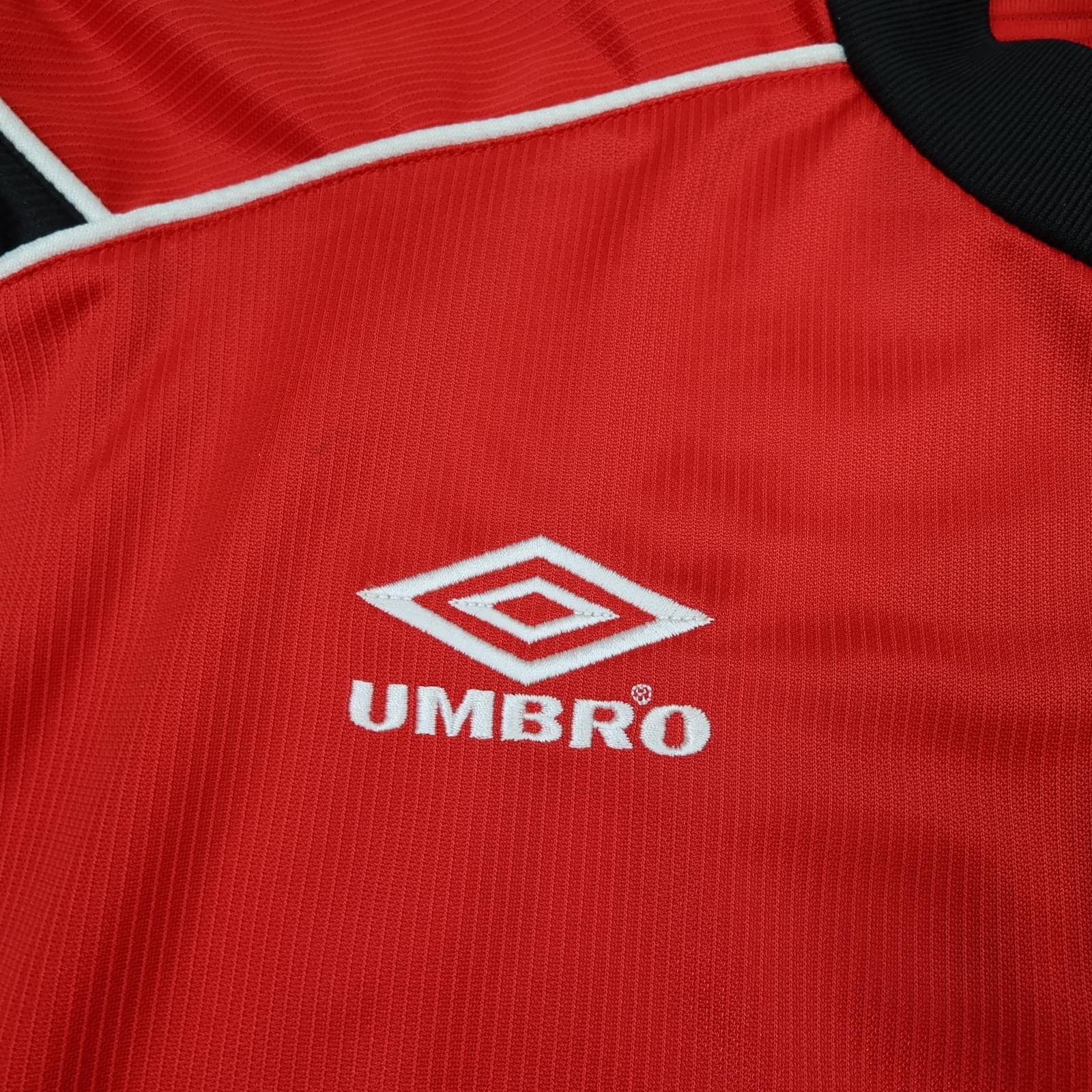 Vintage Ajax Shirt Mens XL Red Training 1998 1999 Umbro ABN AMRO 90s Jersey photo 5