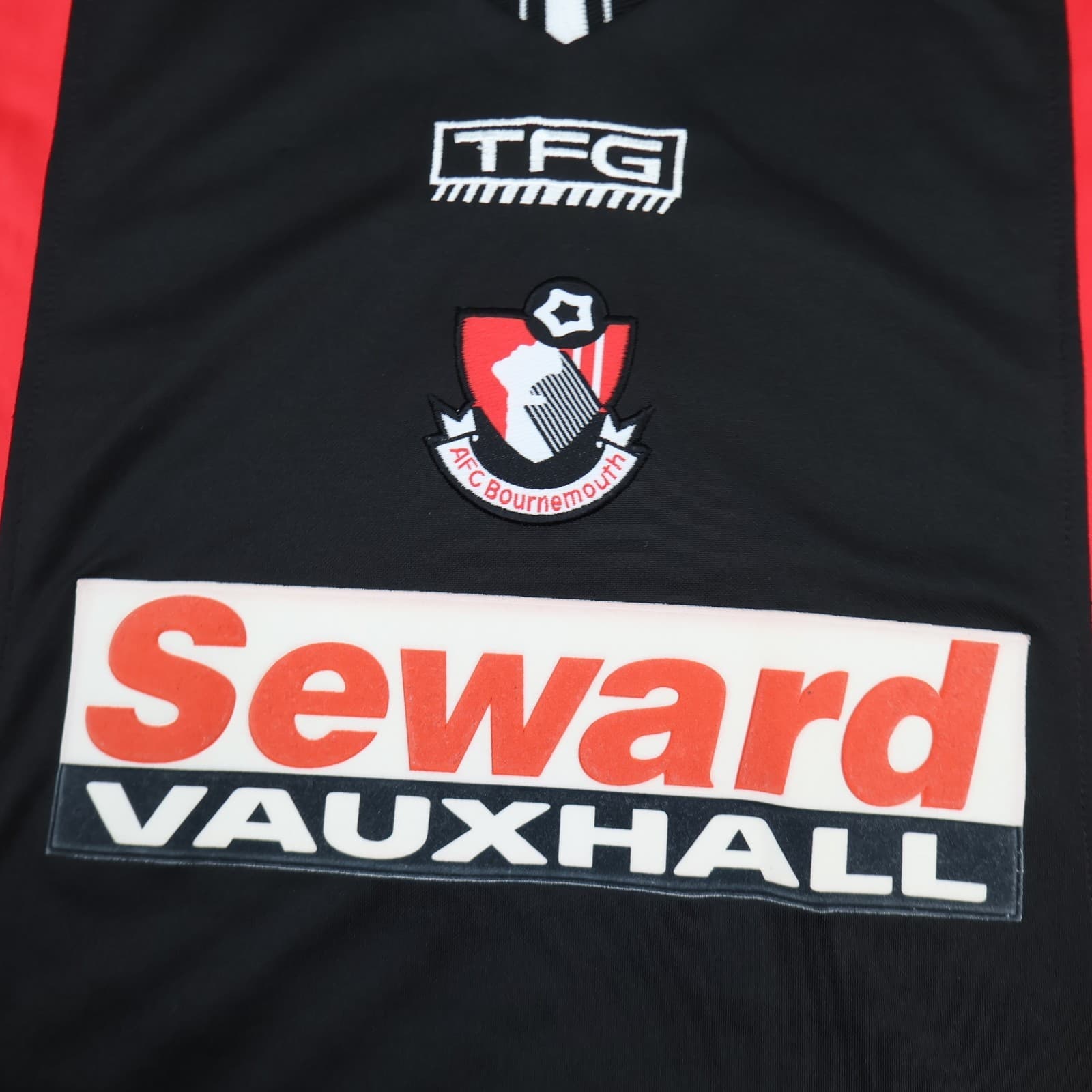 Vintage Bournemouth Shirt Medium Red Home 2002 2003 Soccer Jersey Football TFG photo 3