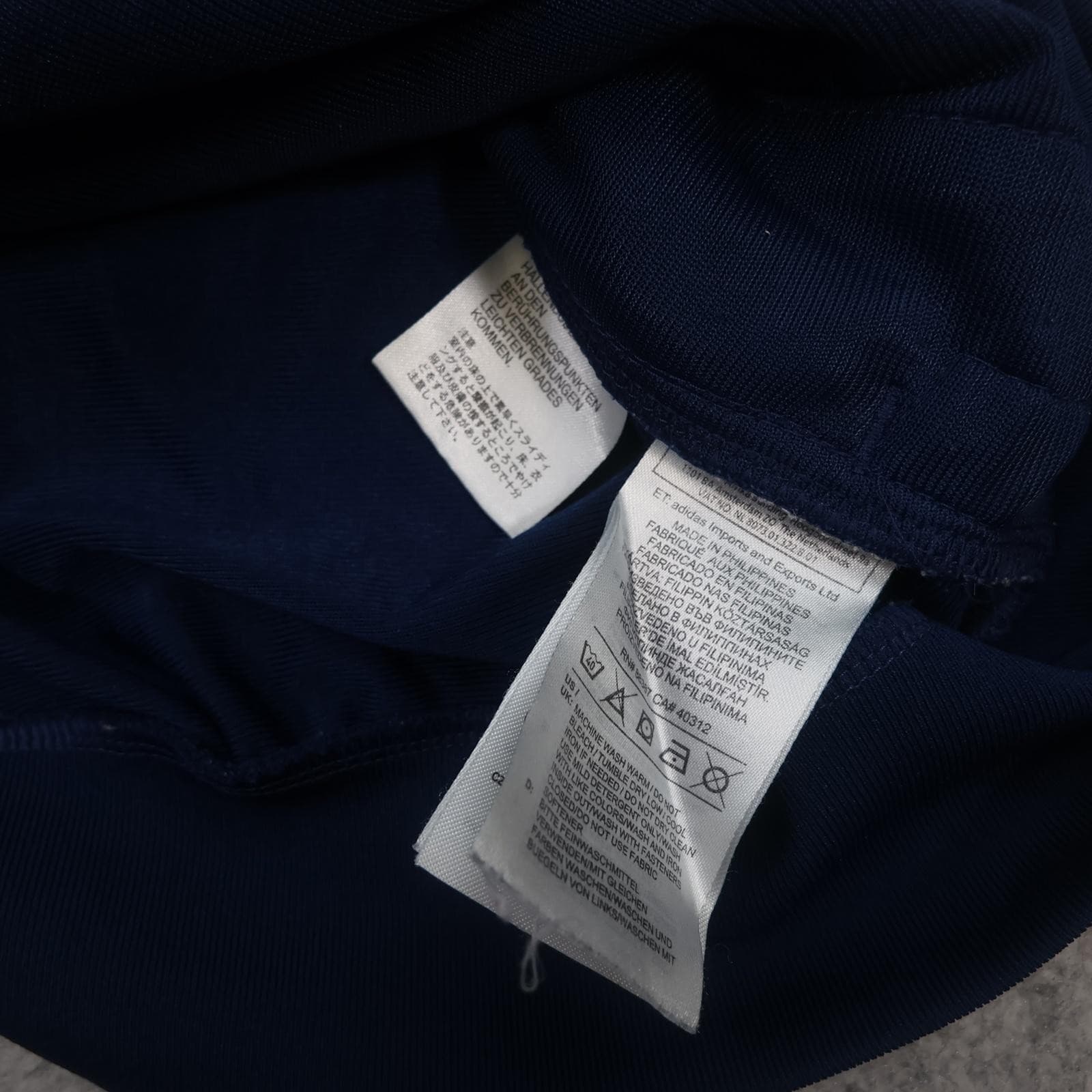 Accrington Stanley Jacket Mens Medium Blue 2018 2019 Football Adidas Track Top photo 6