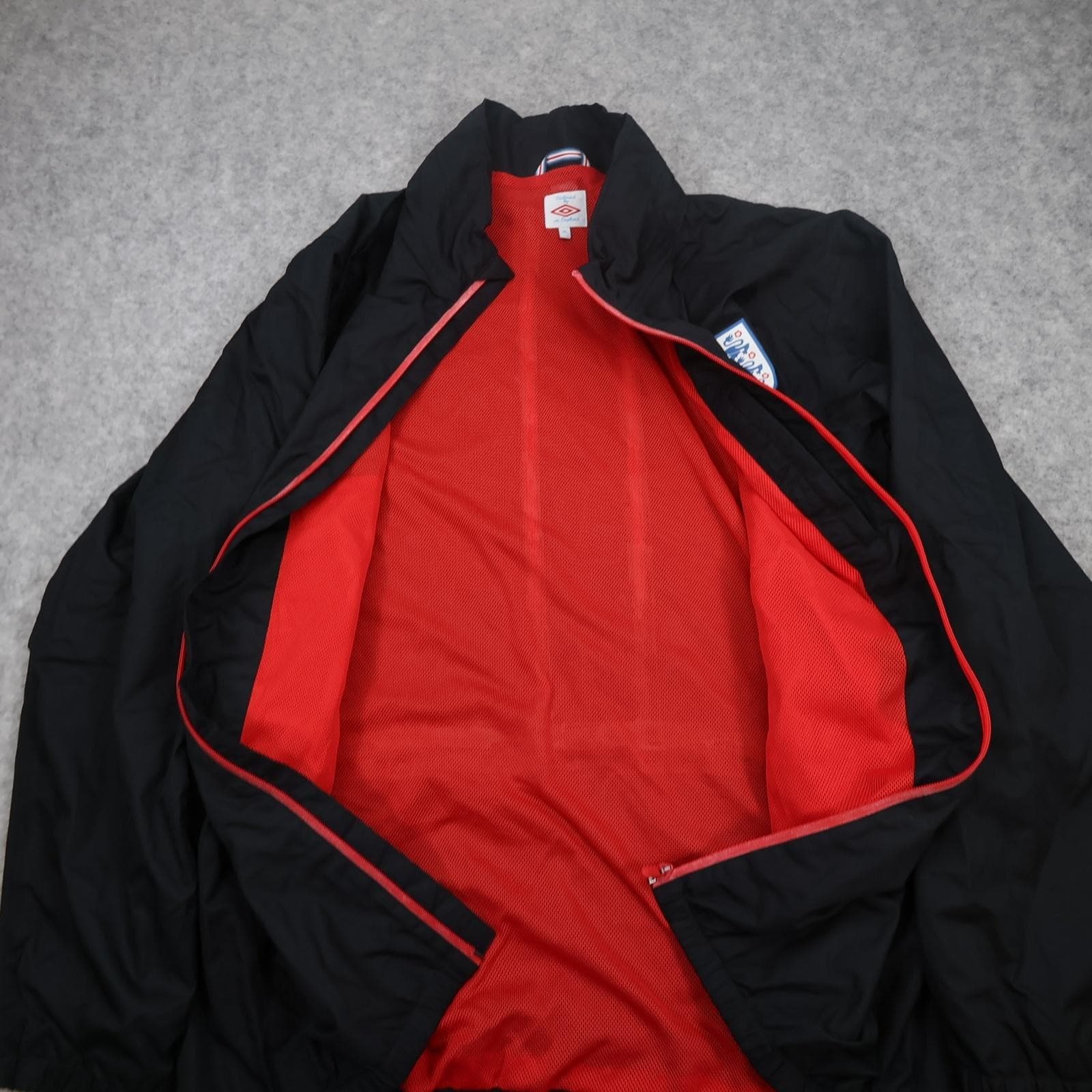 England Jacket Mens XL Black 2010 2011 Football Umbro Nationwide Training photo 5