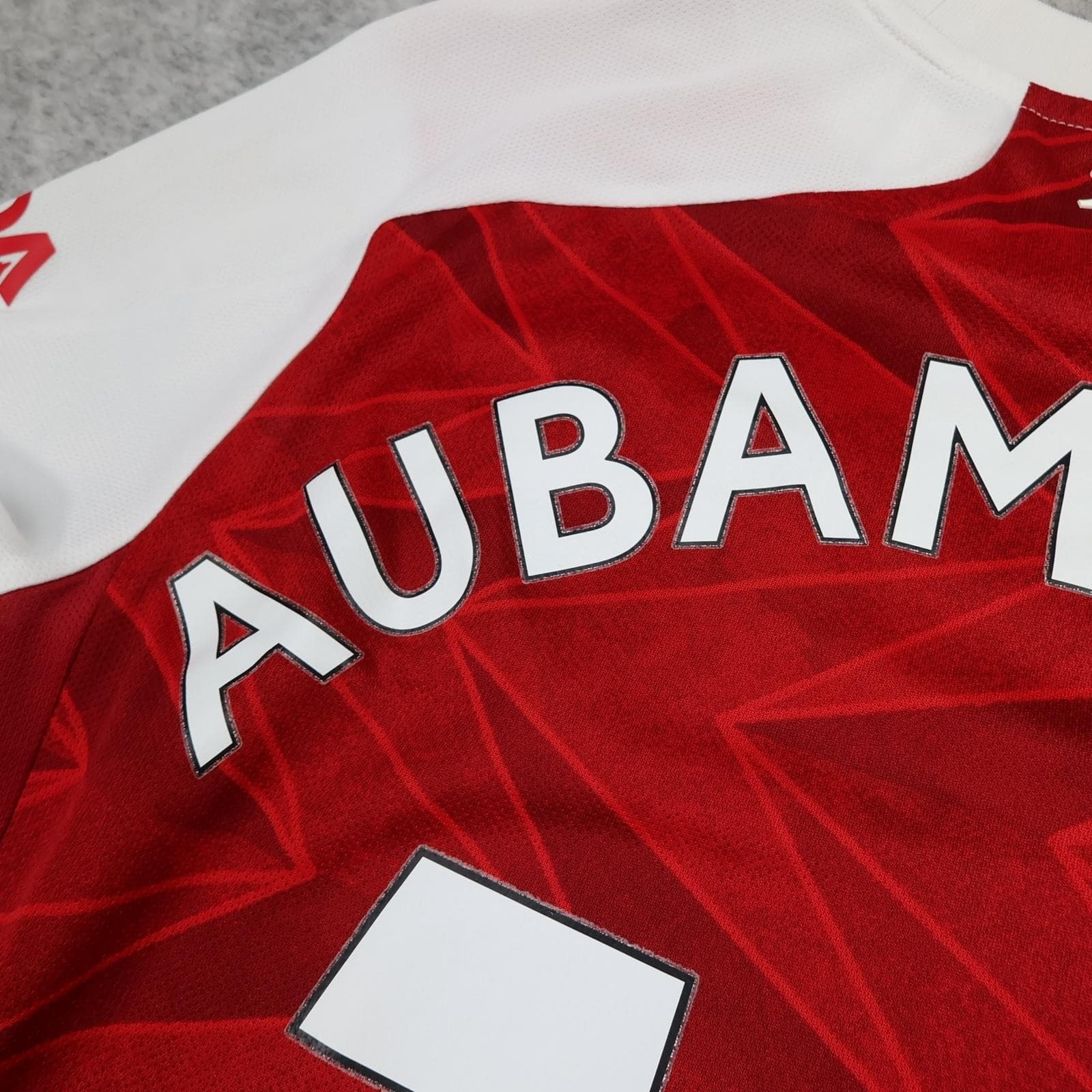 Arsenal Shirt Kids 13-14 Red Home 2020 2021 Adidas Aubameyang 14 Soccer Jersey photo 9