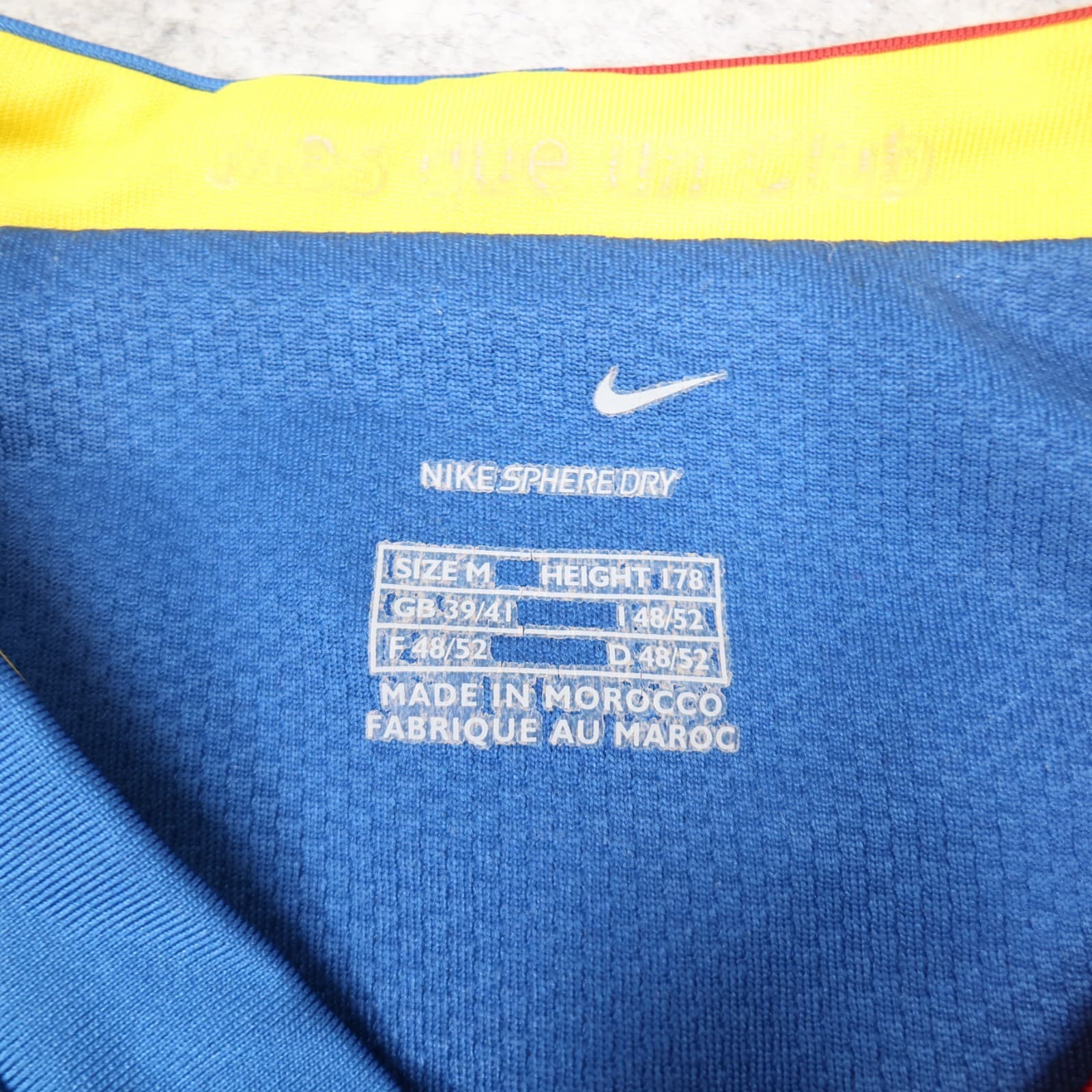 Vintage Barcelona Shirt Medium Red Home Kit 2006 2007 Nike Jersey Football photo 5