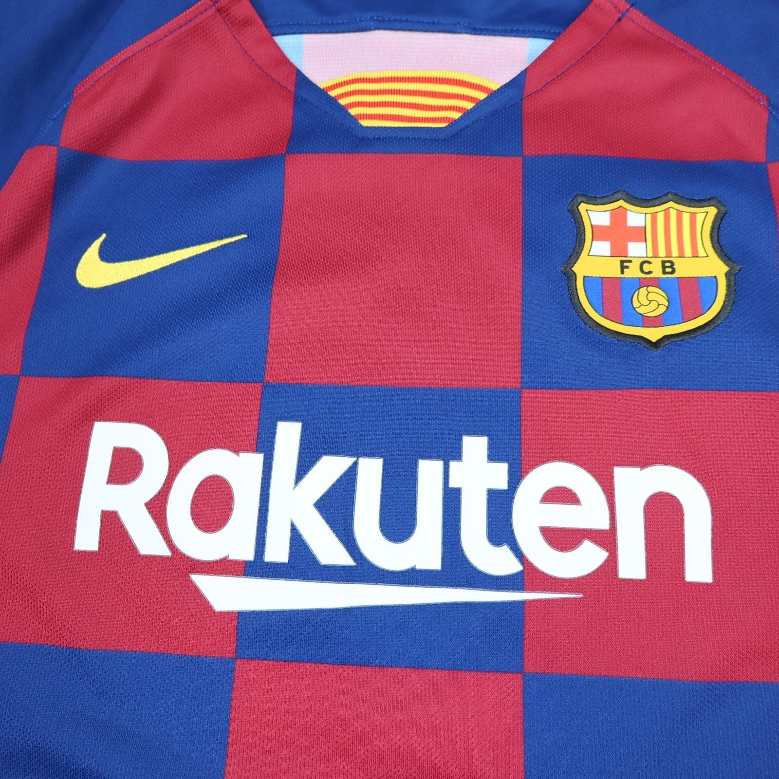 Barcelona Shirt Womens Small Red Home 2019 2020 Football Nike Soccer Jersey photo 3