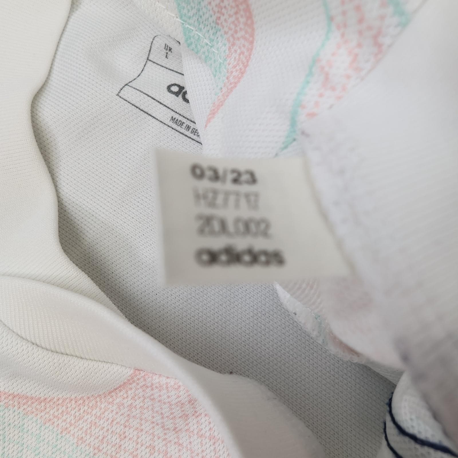 Ajax Shirt Mens Large White Away 2023 2024 Football Adidas Ziggo Soccer Jersey photo 8
