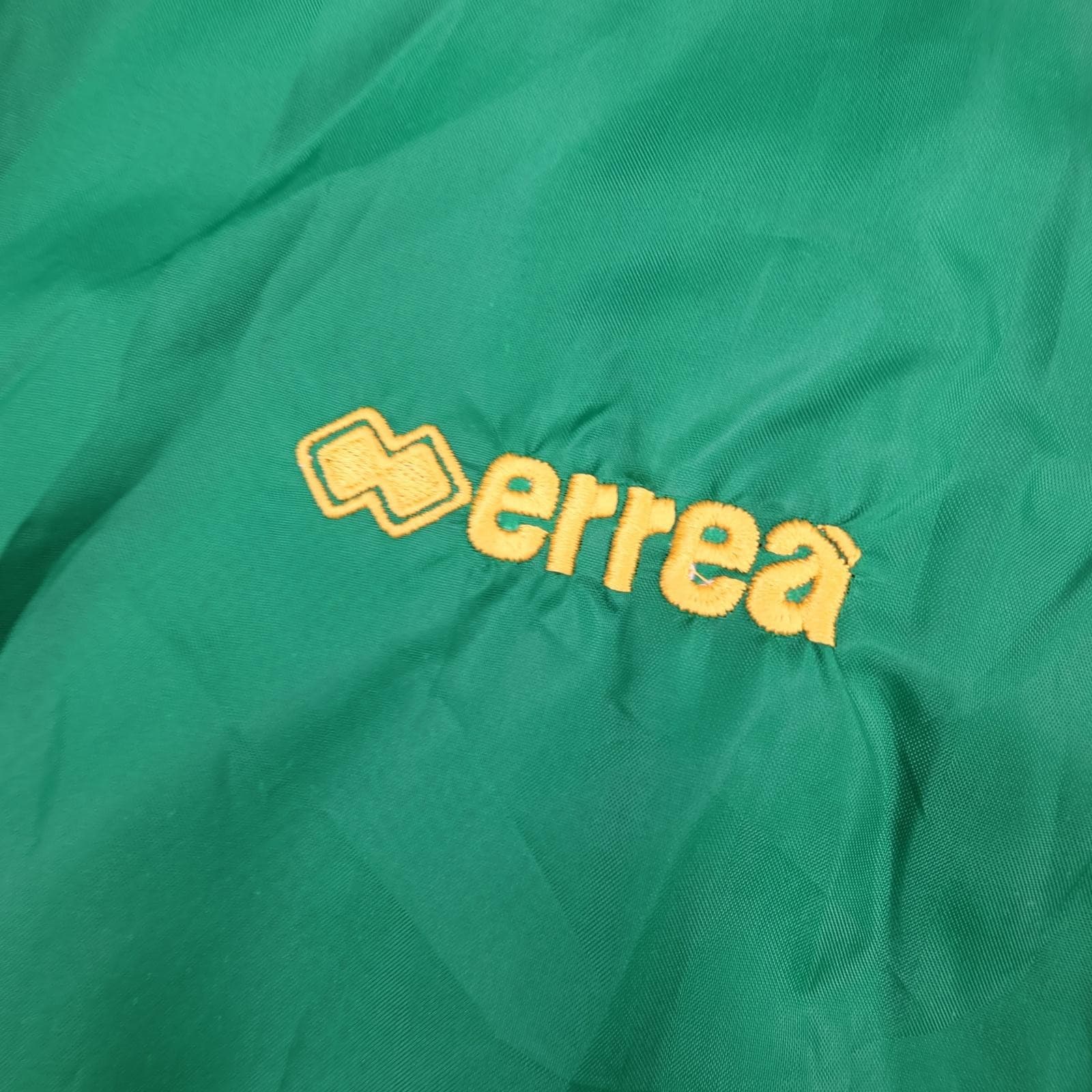 Norwich City Jacket Mens Small Green Yellow EFL Football Errea Aviva Training photo 3