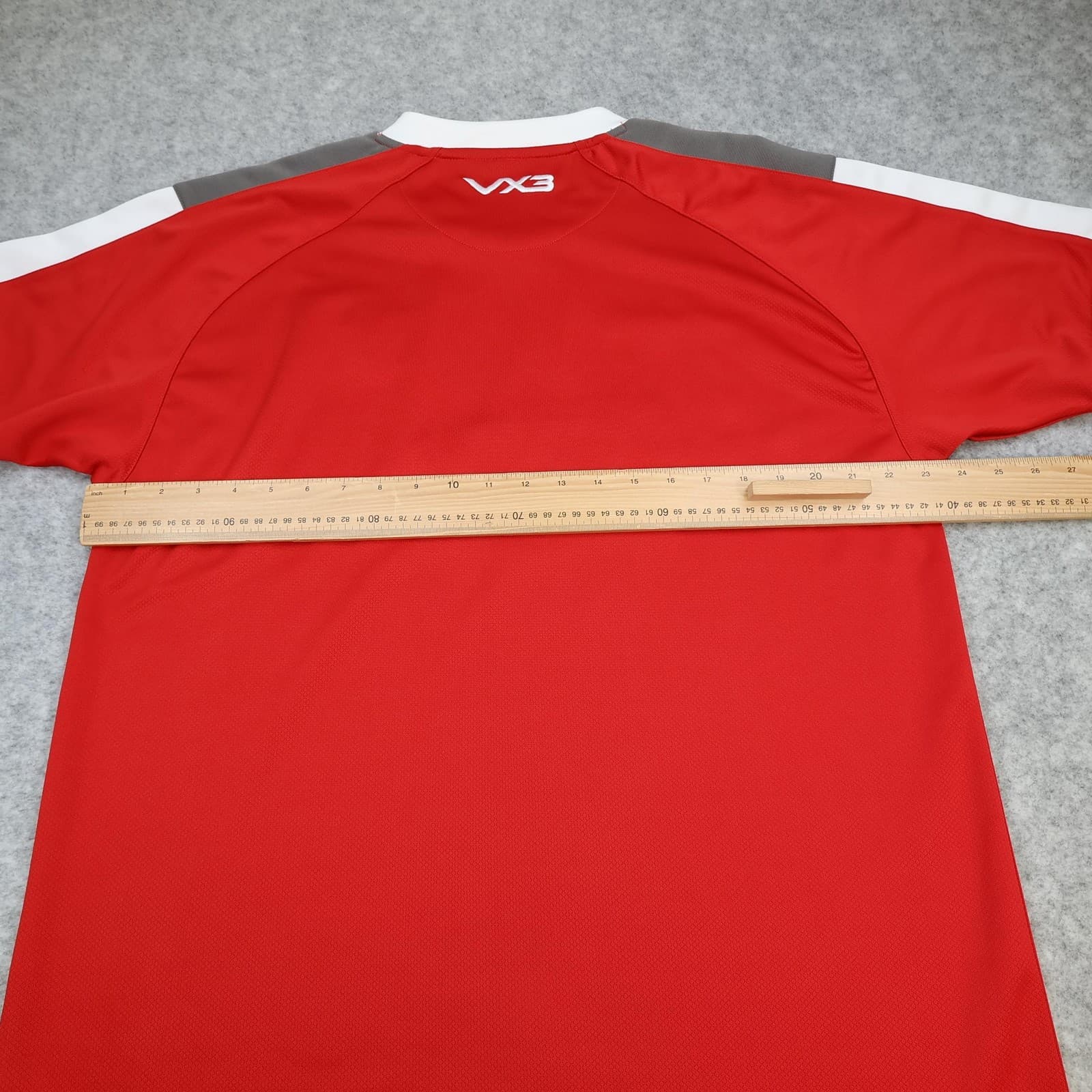 Wales Rugby Shirt Mens XL Red Rugby Union VX3 Help For Heroes Charity Jersey photo 8