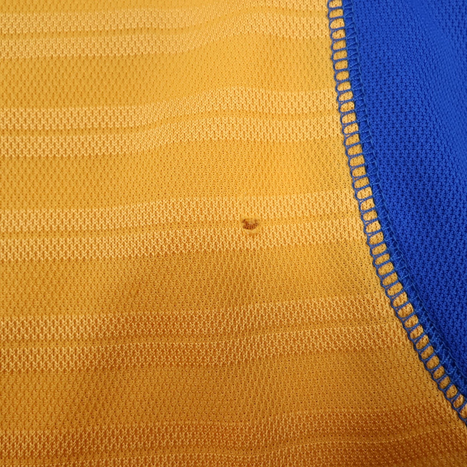 Vintage Chelsea Shirt Large Yellow Third Kit 2000 2001 Jersey Autoglass photo 14