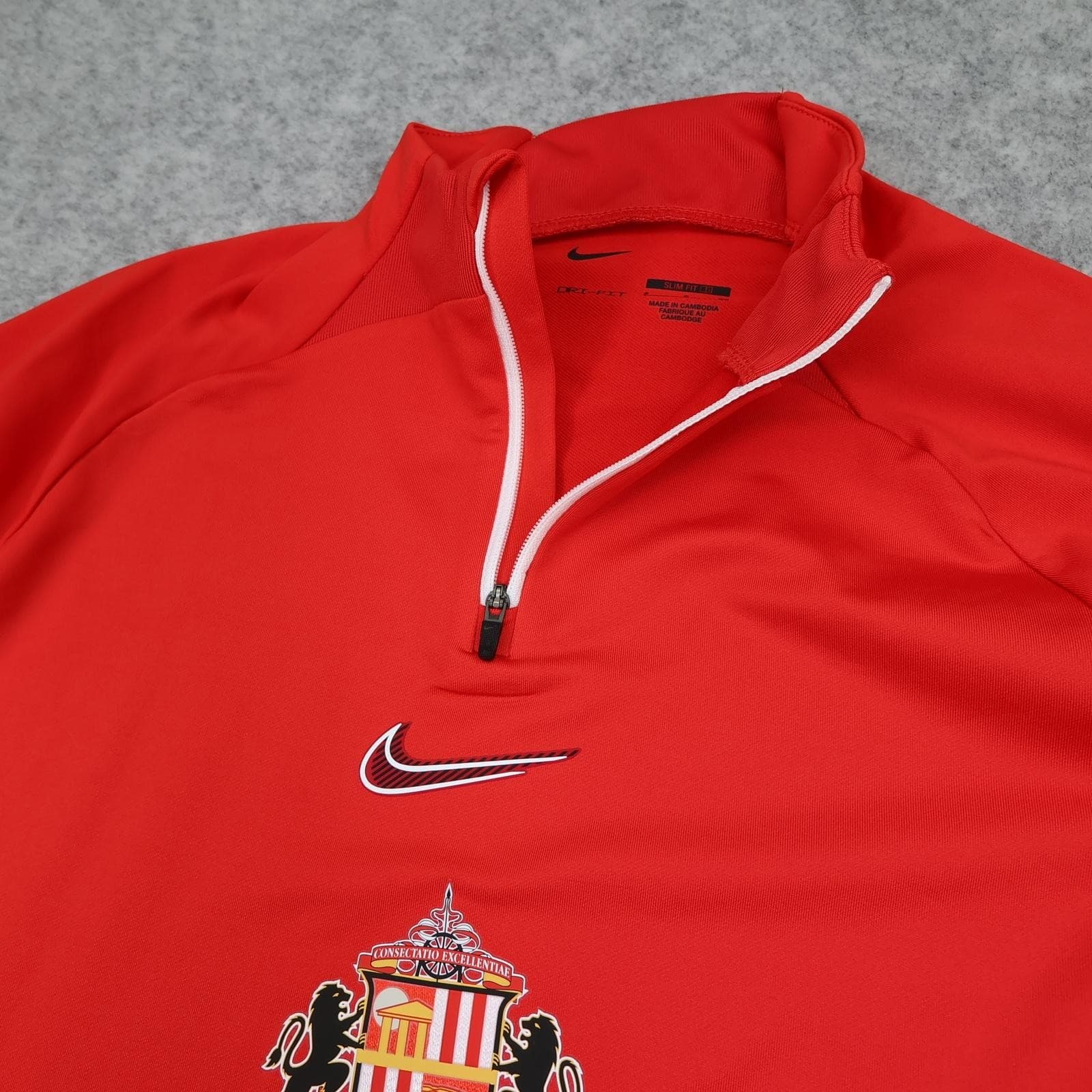 Sunderland Training Top Mens Small Red EFL Football Nike Dri-FIT Soccer Jersey photo 5