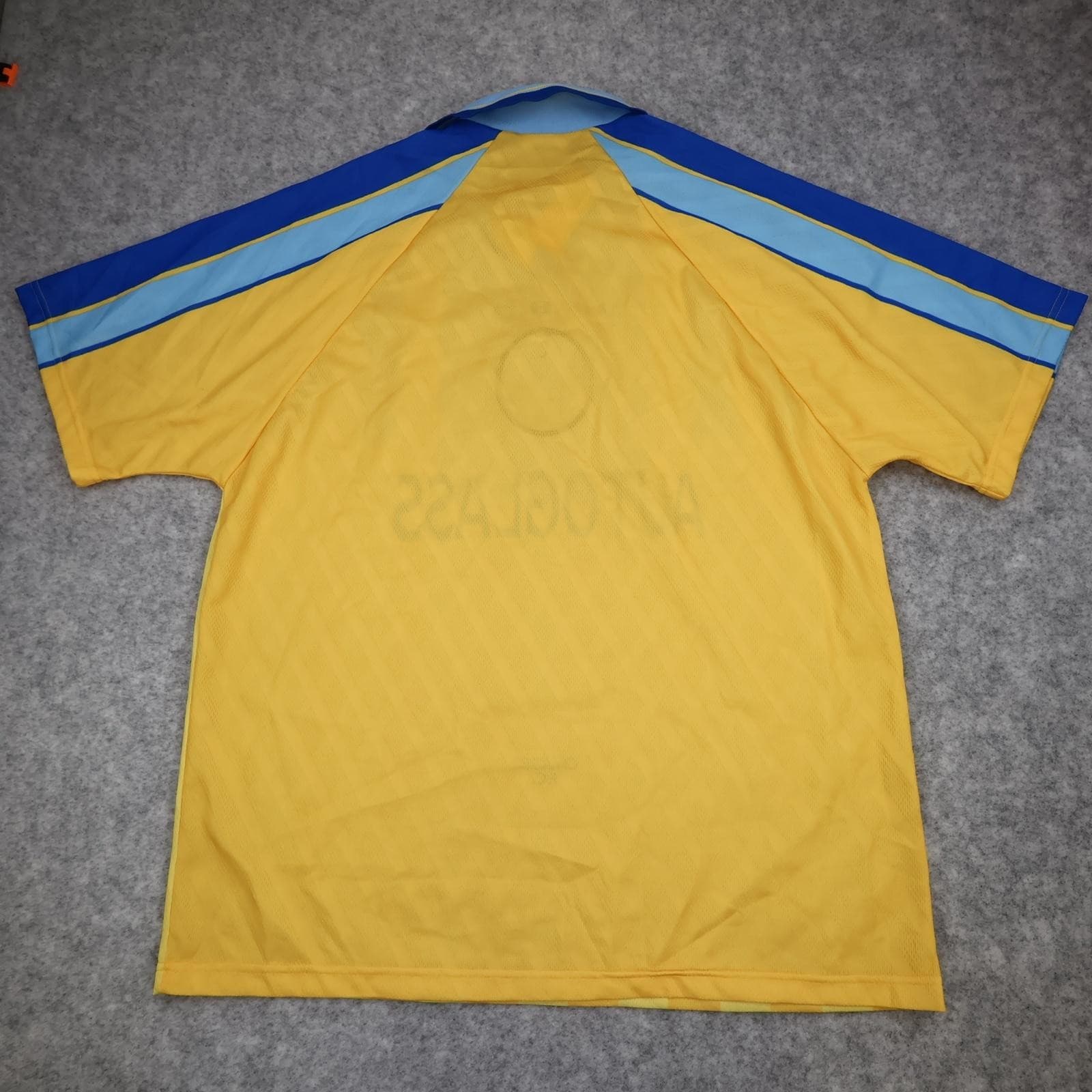 Vintage Chelsea Shirt Mens XL Yellow Away 1998 2000 Football Umbro Autoglass photo 2
