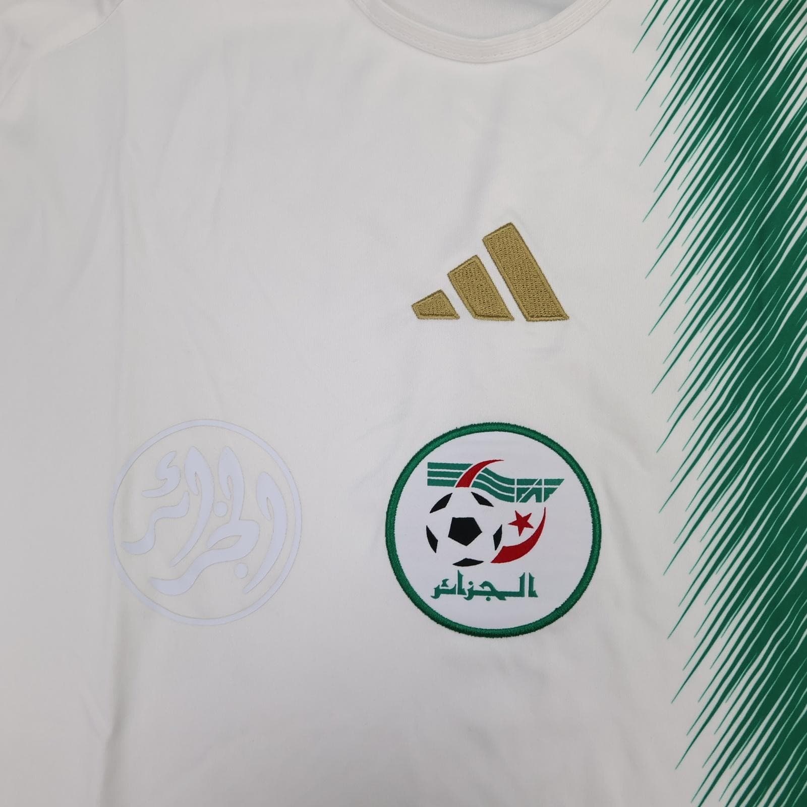Algeria Home Shirt Mens Large White 2022 2023 Football Adidas AEROREADY Jersey photo 4