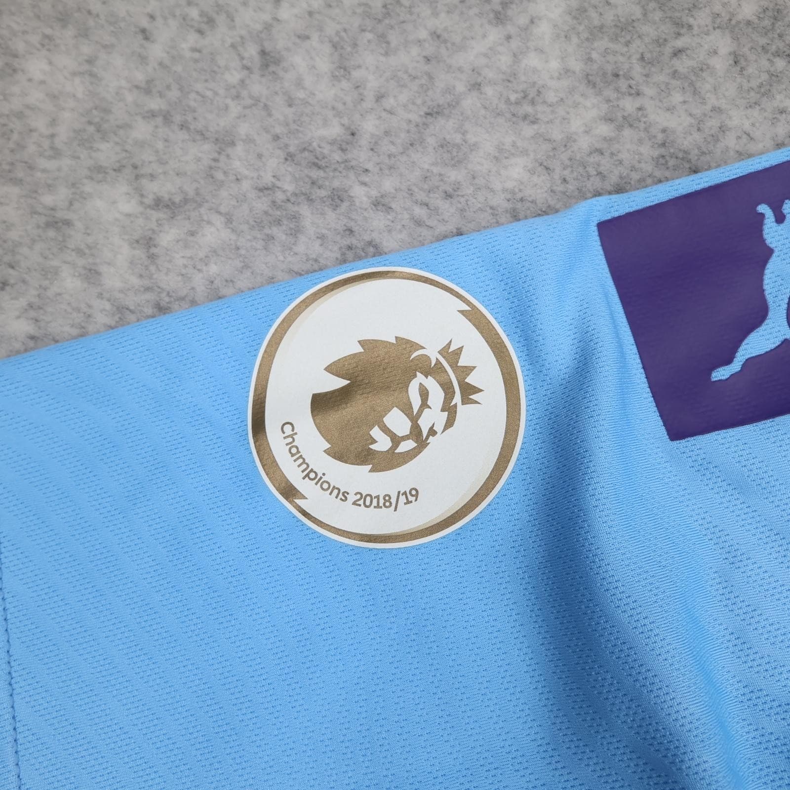 Manchester City Shirt Mens 2XL Blue Home 2019 2020 EPL Football Puma Etihad photo 6