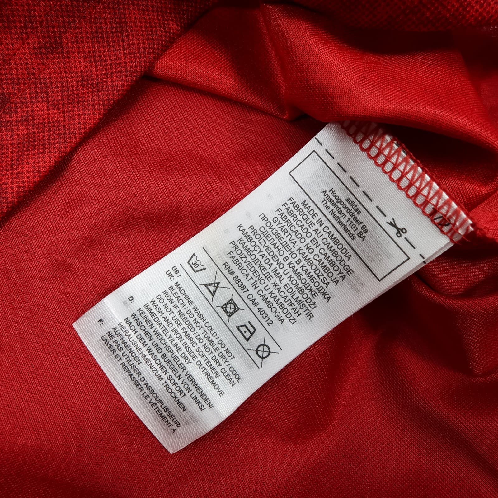 Spain Football Shirt Small Red Home Kit 2020 2021 España Soccer Jersey photo 9