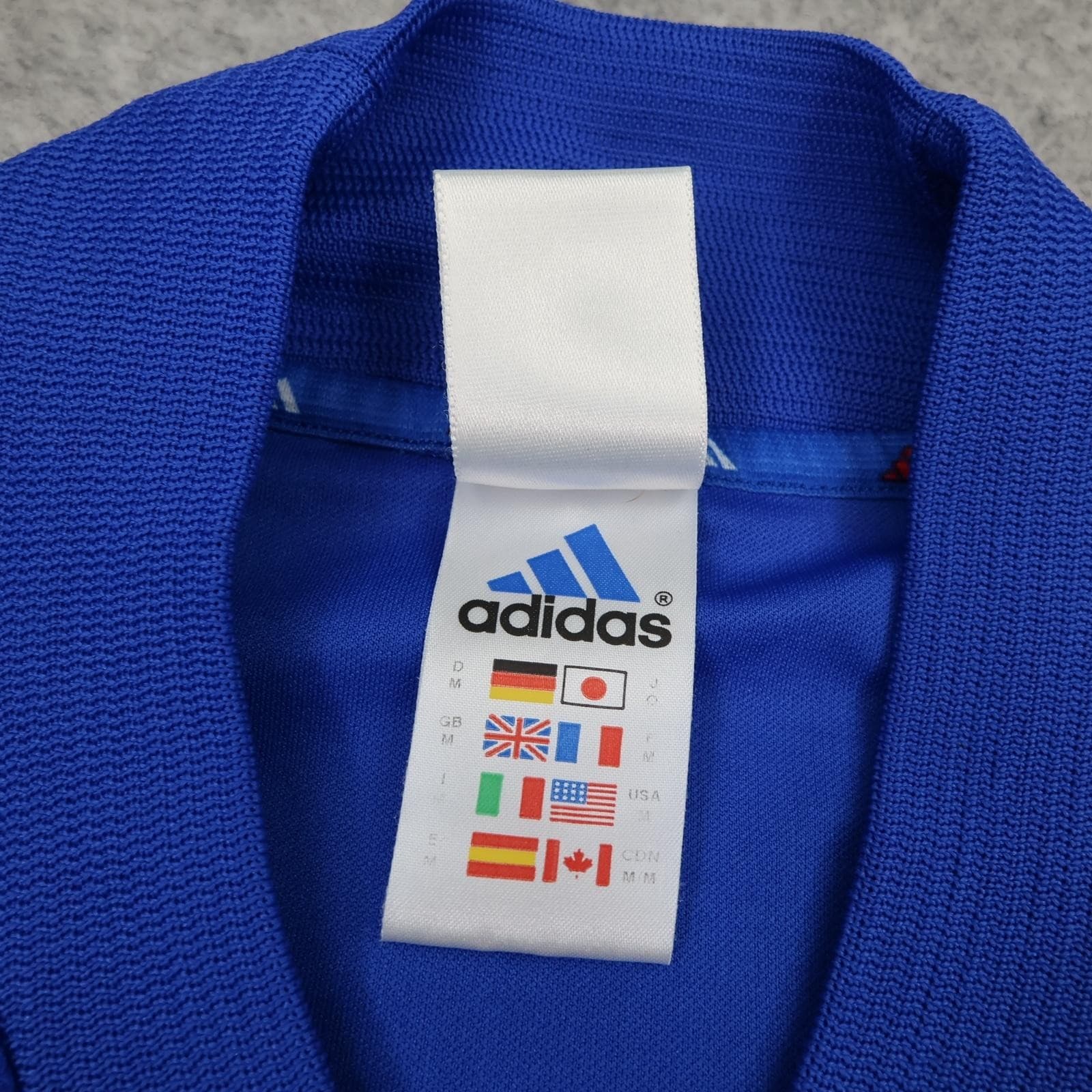Vintage France Home Shirt Mens Medium Blue 2002 2004 Football Adidas Zidane 10 photo 8