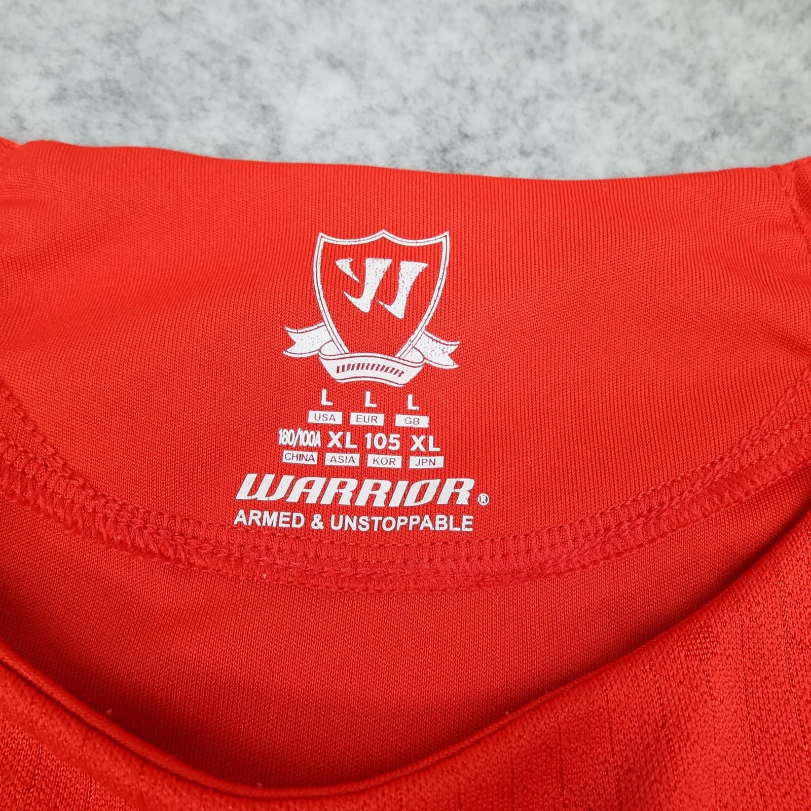 Liverpool Shirt Mens Large Red Home 2014 2015 Football Warrior Soccer Jersey photo 10