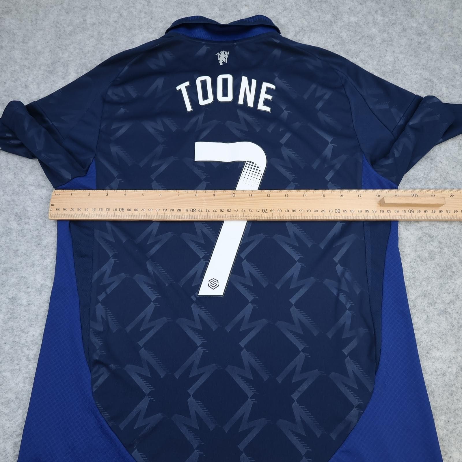 Manchester United Shirt Mens Medium Navy 2024 2025 Ella Toone 7 Soccer Jersey photo 10