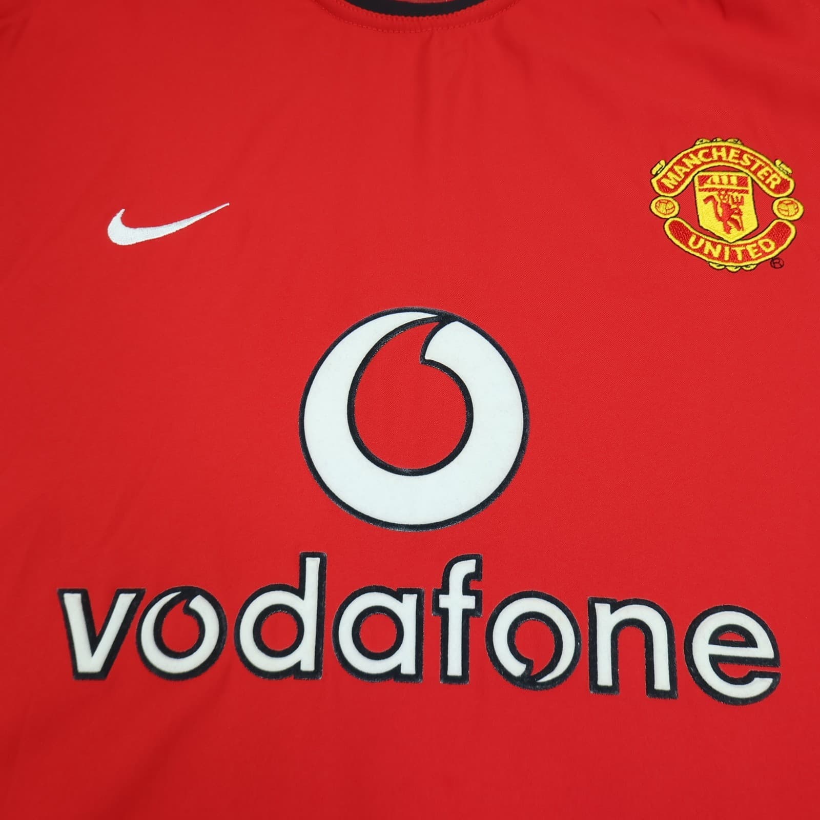Manchester United Shirt Extra Large Red Home 2002 2004 Umbro Jersey Football photo 3