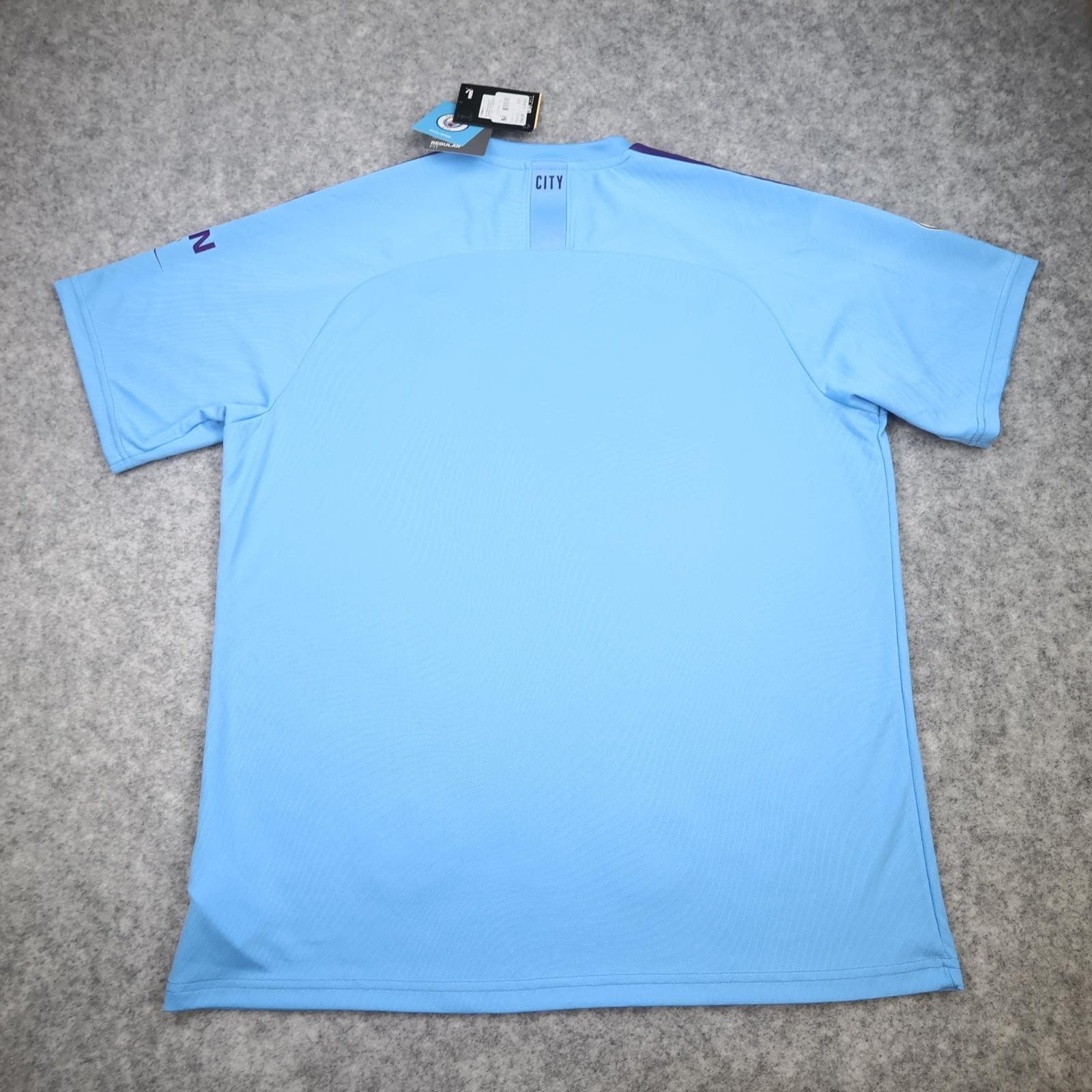 Manchester City Shirt Mens 2XL Blue Home 2019 2020 EPL Football Puma Etihad photo 13
