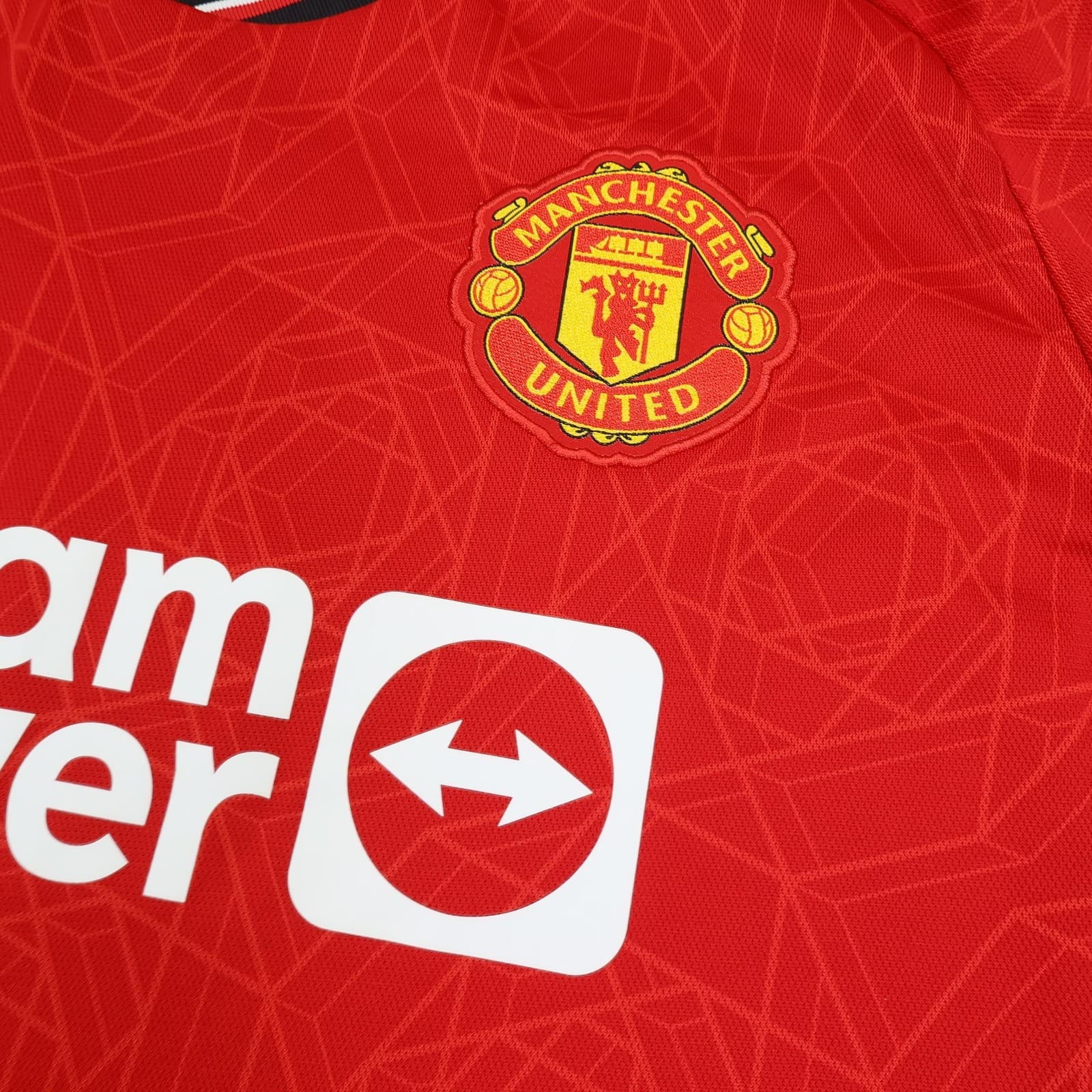 Manchester United Shirt Mens XL Red Home 2023 2024 Football Soccer Adidas Jersey photo 5