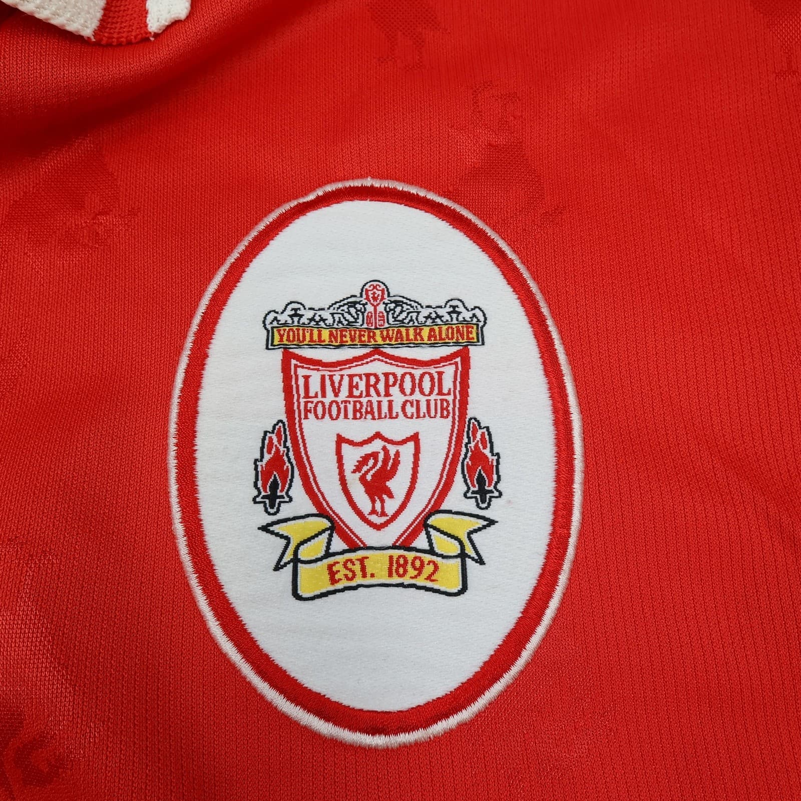 Vintage Liverpool Shirt Mens 2XL Home 1996 1998 Reebok Carlsberg Soccer Jersey photo 6