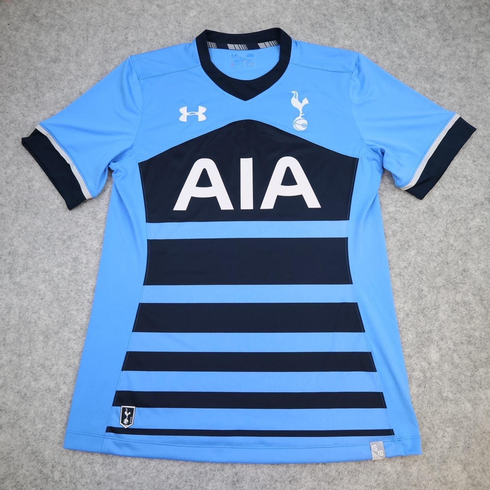 Tottenham Hotspur Shirt Mens Medium Away 2015 2016 Under Armour Soccer Jersey