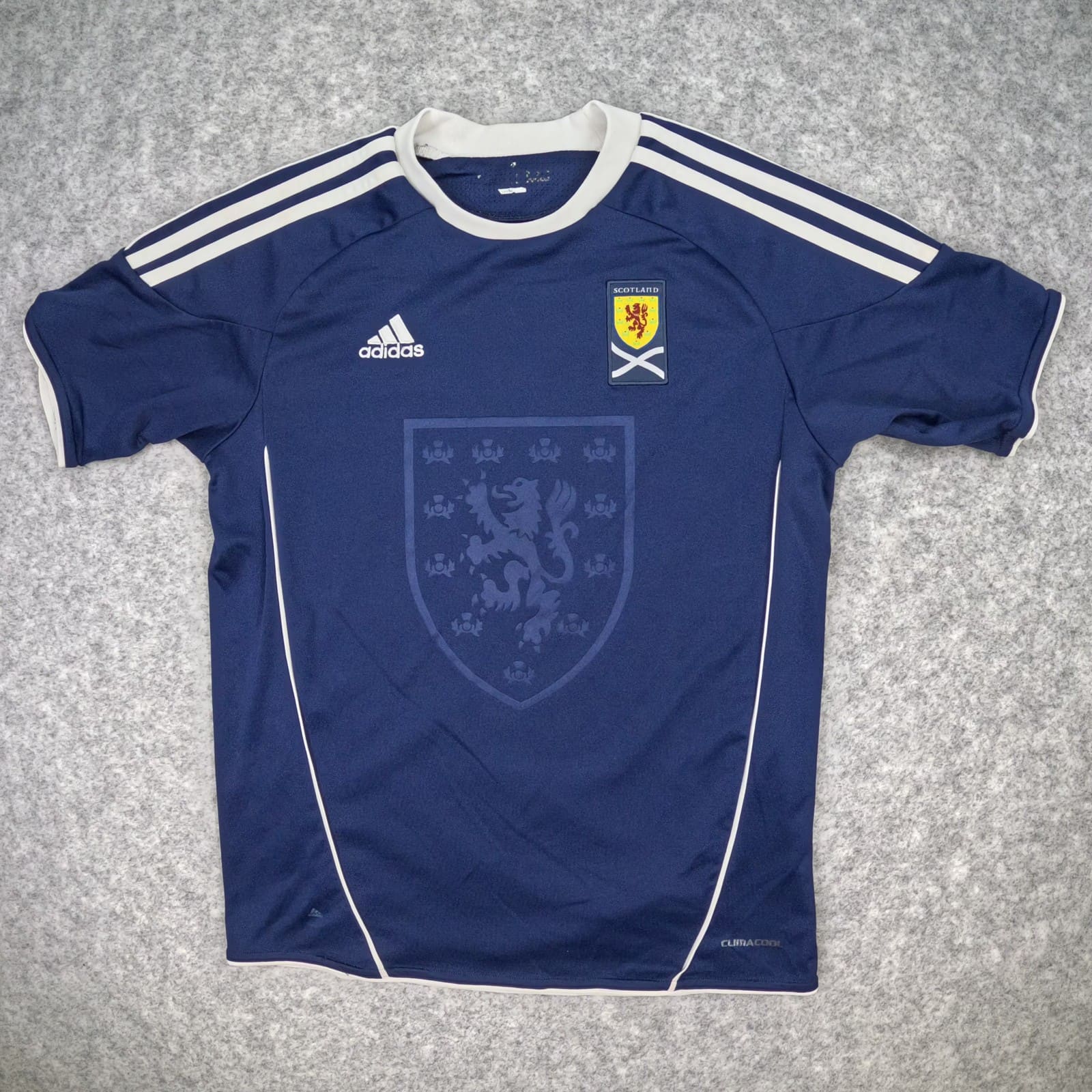Scotland Football Shirt Kids 12-13 Years Children Blue Home 2010 11 Adidas