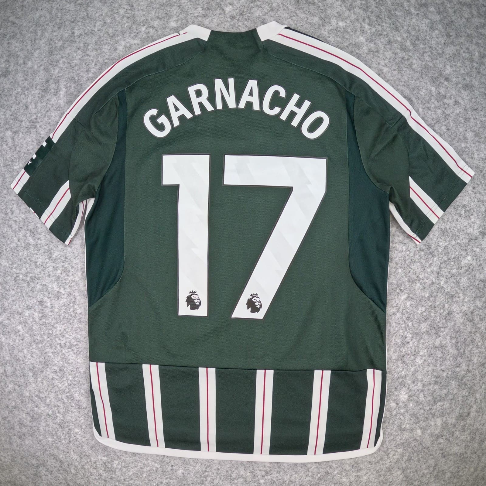 Manchester United Football Shirt 15 16Y Kids Away 2023 24 adidas Garnacho 17