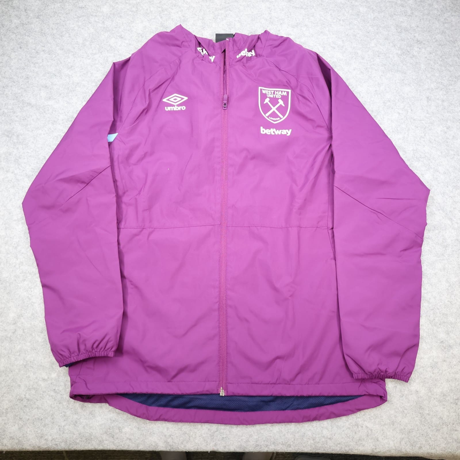 West Ham United Jacket Extra Large Purple Jacket Umbro 2018 2019