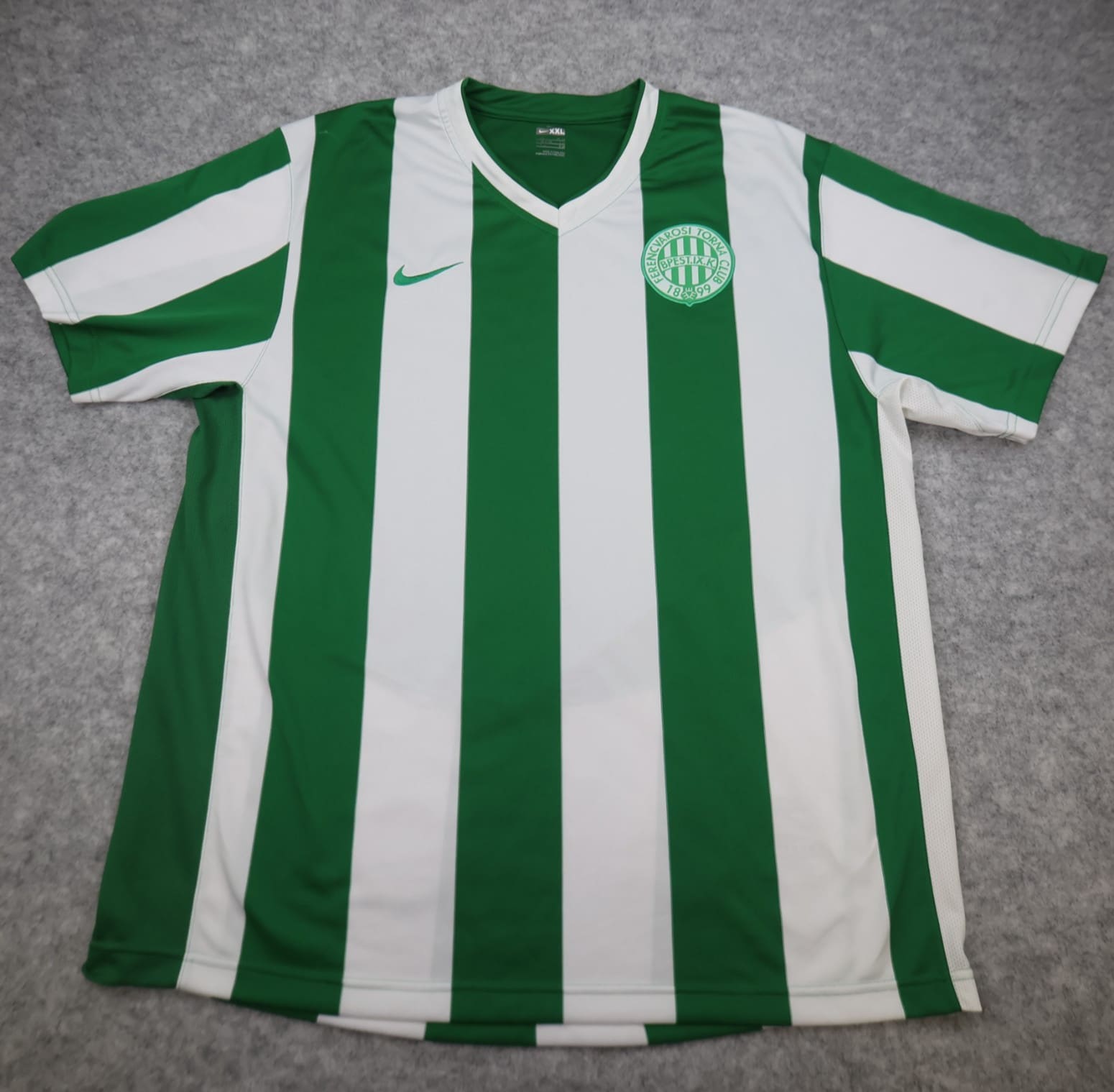 Vintage Ferencvaros Shirt 2XL Green Home Kit 2007 2008 Nike Soccer Jersey