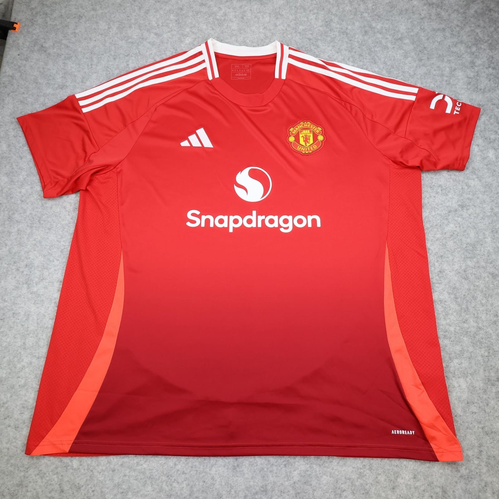 Manchester United Shirt Mens Home Kit 3XL Red 2024 2025 Adidas Soccer Jersey