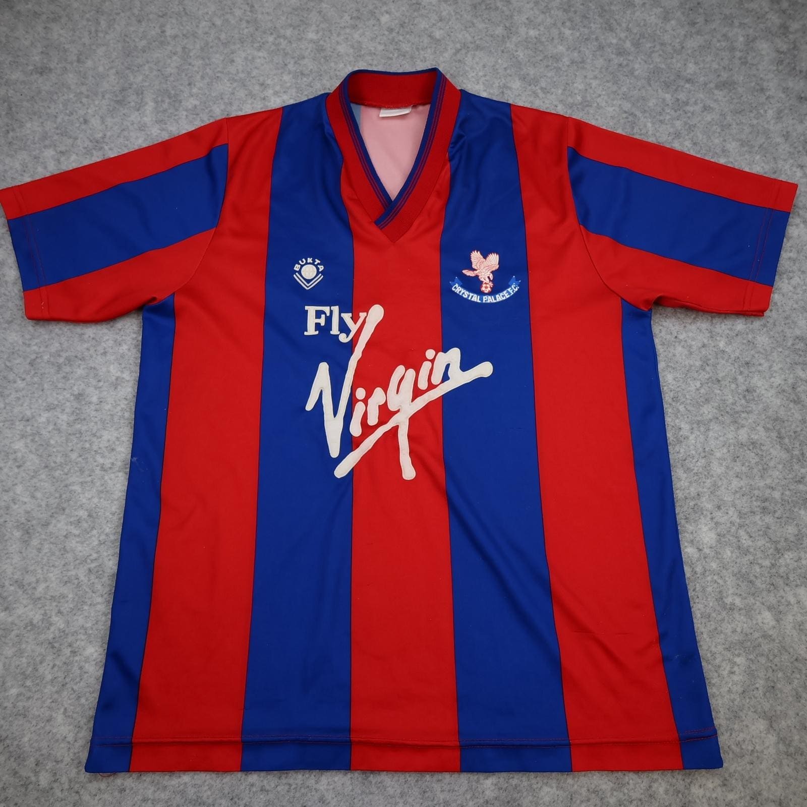 Vintage Crystal Palace Shirt Mens Medium Home 1998 1990 Bukta Virgin Jersey