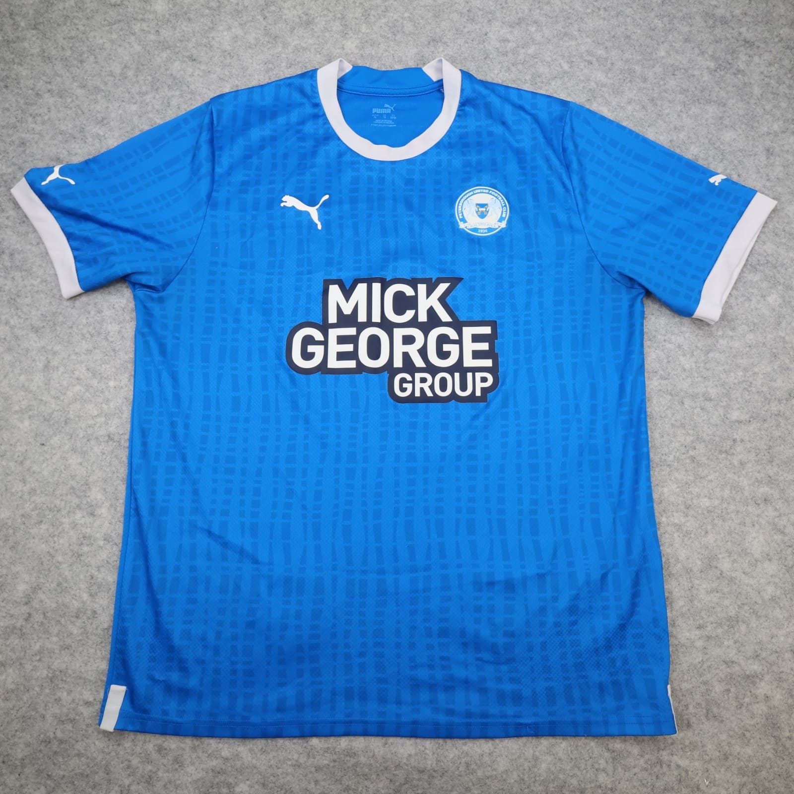 Peterborough United Shirt Extra Large Blue Home Kit 2022 2023 Puma Jersey XL