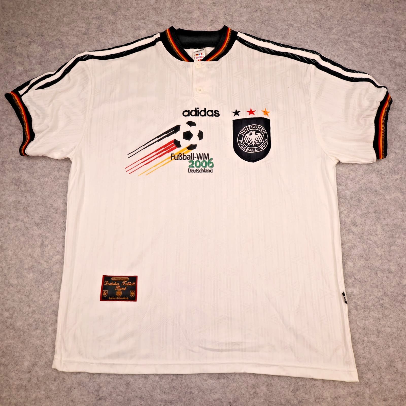 Vintage Germany Football Shirt Extra Large Home Kit 1996 1998 Jersey Deutschland