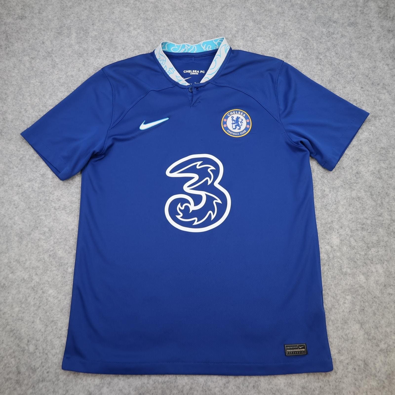 Chelsea Shirt Mens Medium Blue Home 2022 2023 Football Nike Three Jersey