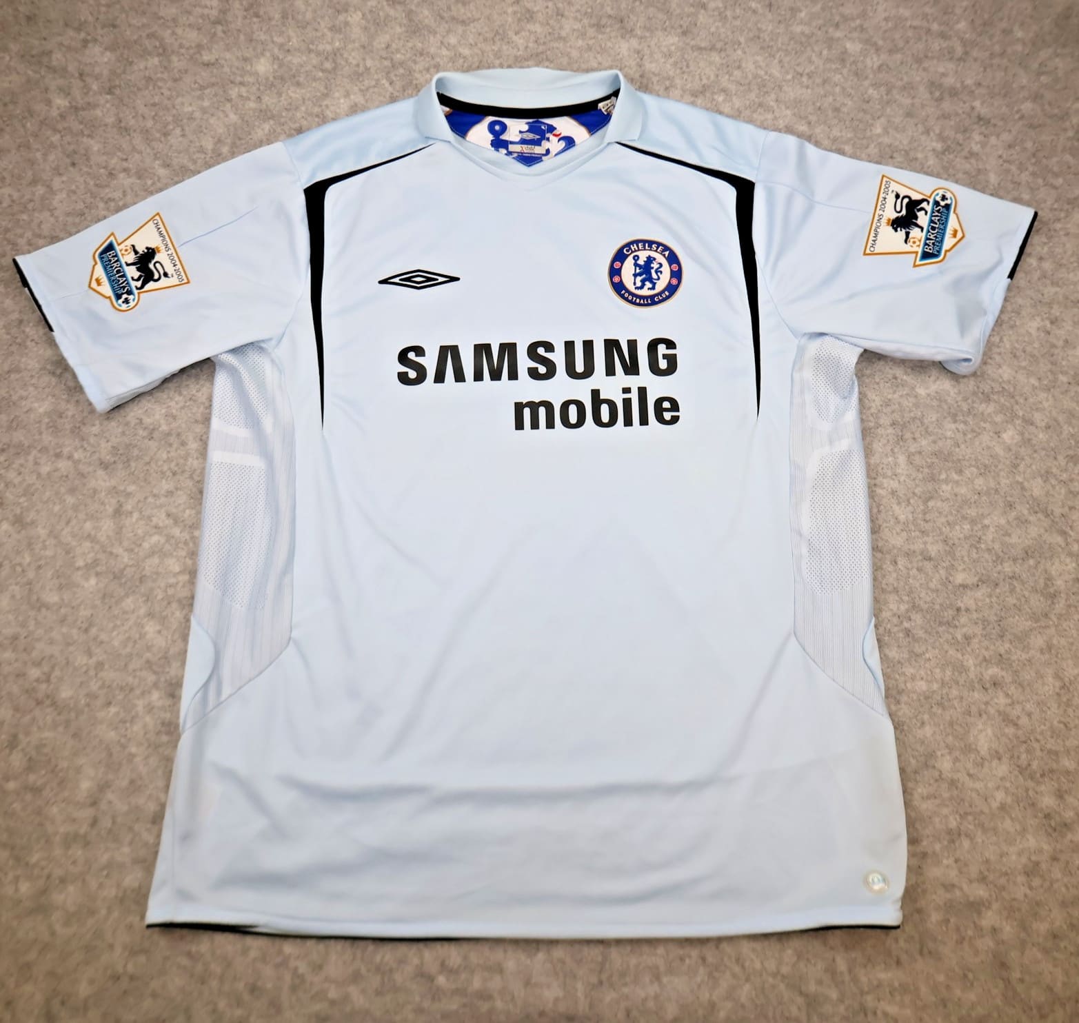 Chelsea Shirt 2XL Blue Away Kit 2005 2006 Umbro Soccer Jersey Frank Lampard
