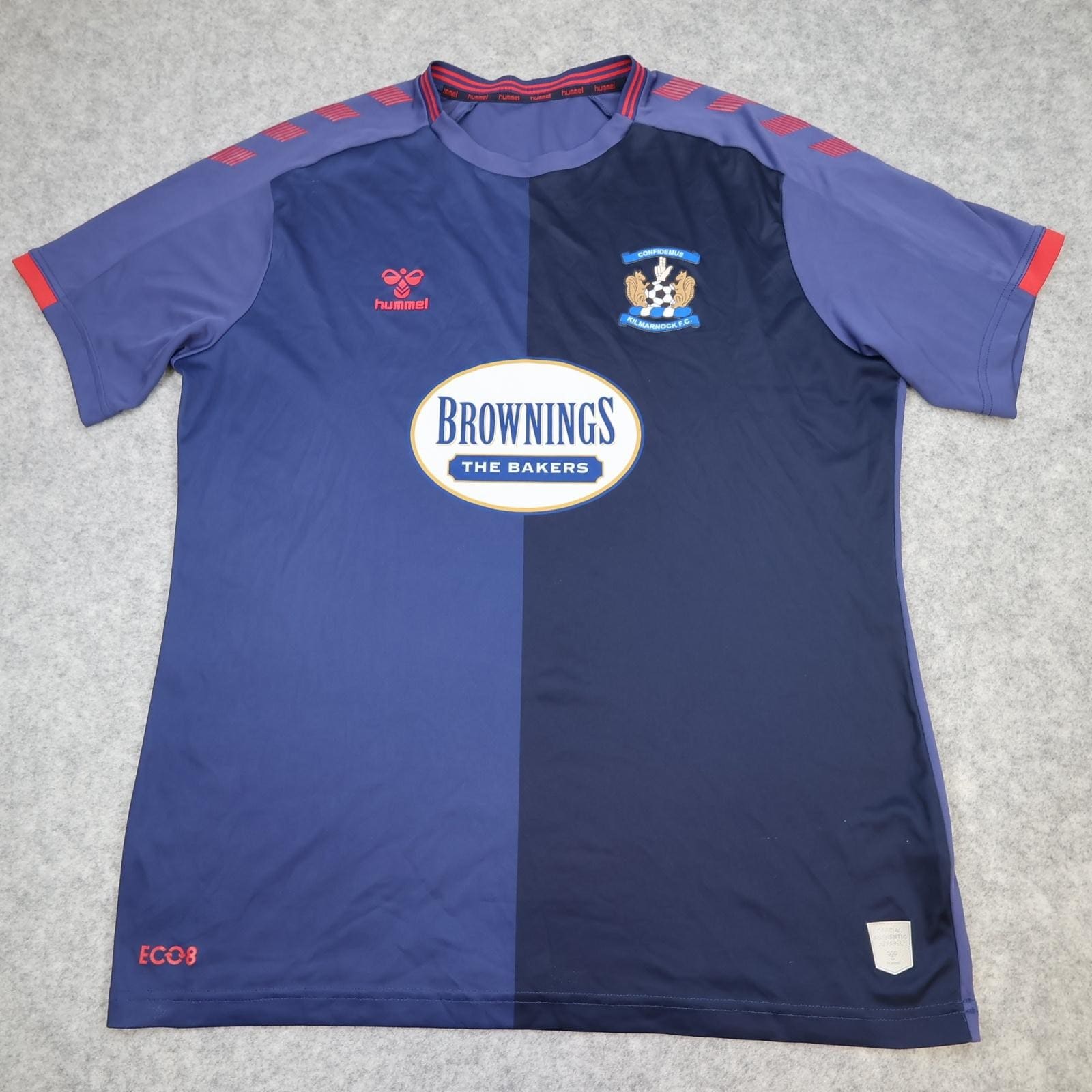 Kilmarnock Shirt Mens XL Away Kit Navy Blue 2021 2022 Hummel Soccer Jersey