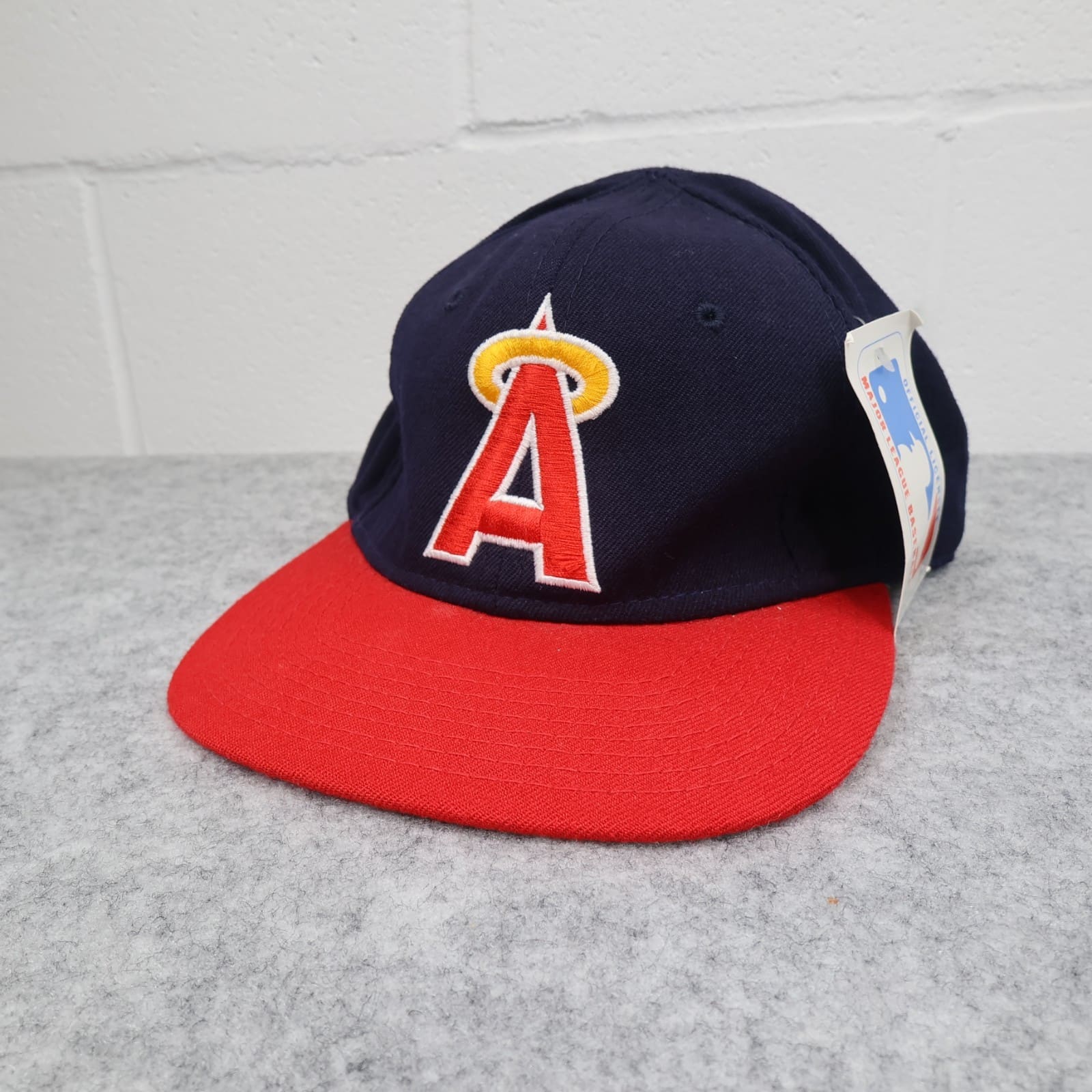 Anaheim Angels Sports Specialties Cap Hat 7 1/4 Mens Vintage MLB Wool Hat Plain