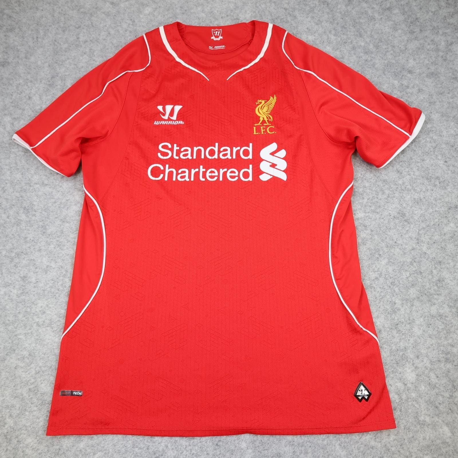Liverpool Shirt Mens Medium Red Home 2014 2015 Football Warrior Soccer Jersey