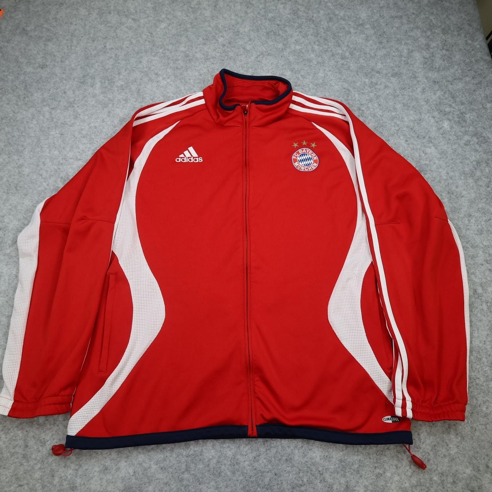 Bayern Munich Jacket Mens Extra Large Red 2005 2006 Football Adidas Track Top