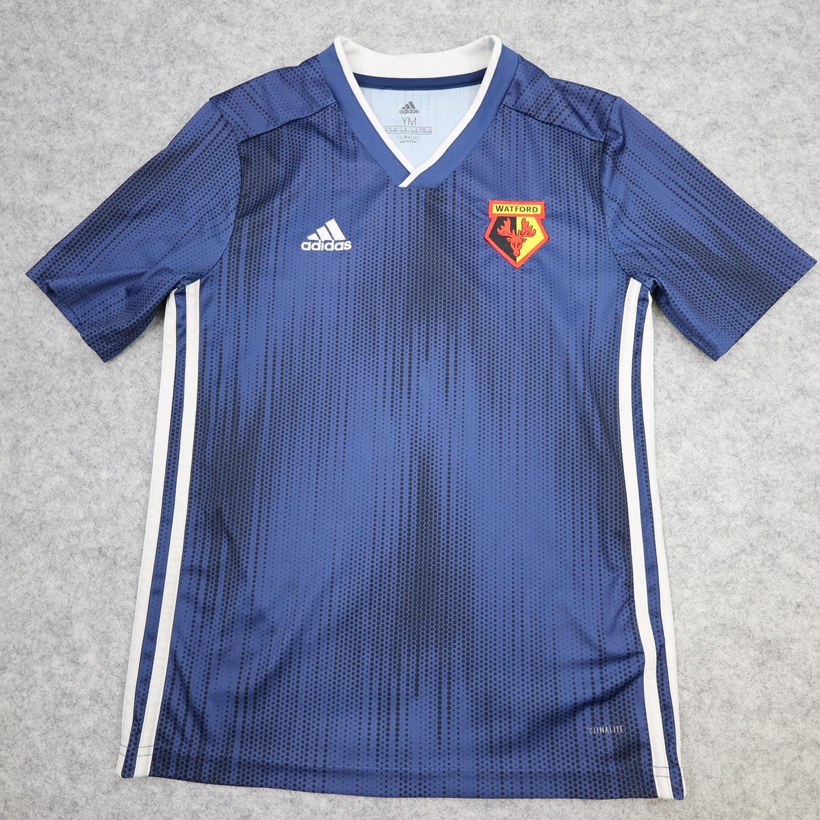 Watford Shirt Youth Medium Blue Away 2019 2020 Adidas Jersey Kids 11-12 Years